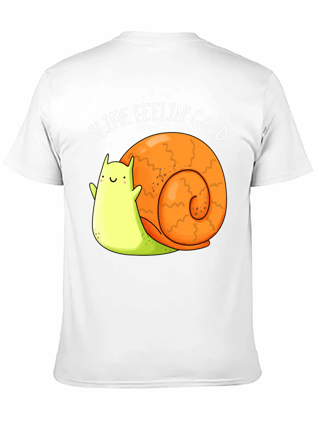 Slime Feeling Good Cute Snail Unisex Casual T-Shirt – Clean Design For Daily Comfort