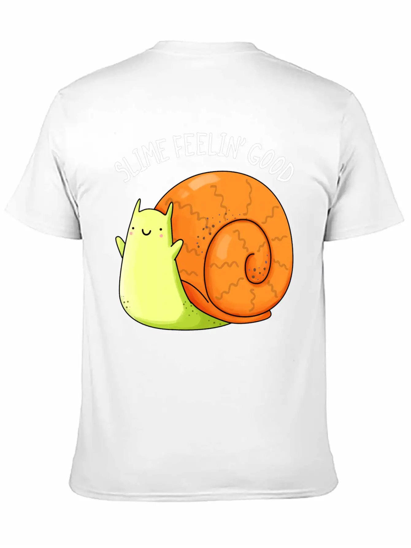 Slime Feeling Good Cute Snail Unisex Casual T-Shirt – Clean Design For Daily Comfort