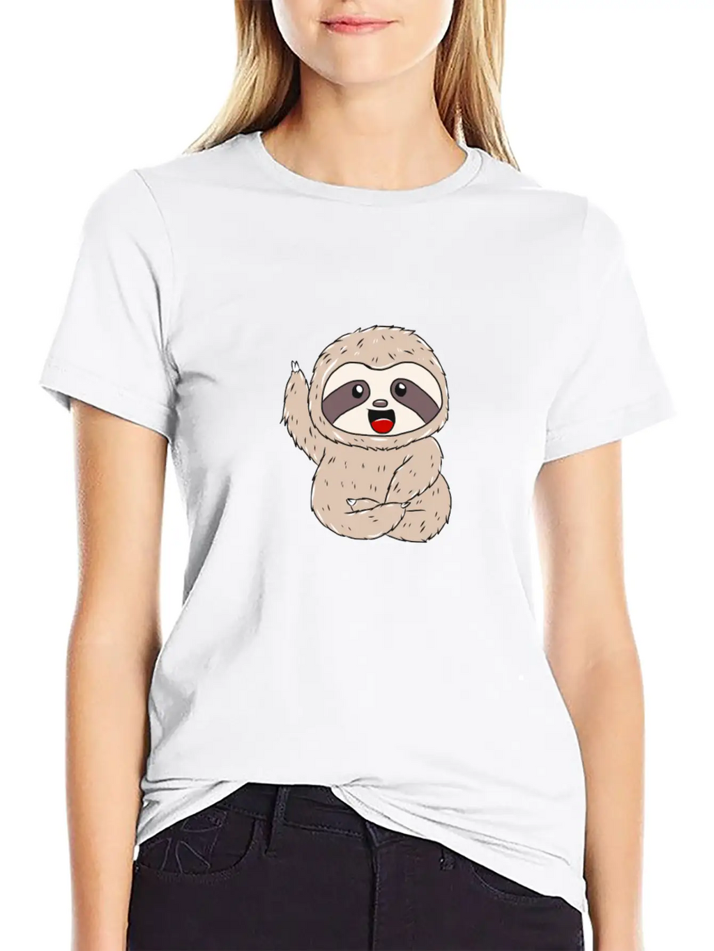 Sloth Gift Idea Breathable Soft Cotton T-Shirt – Timeless Casual Look
