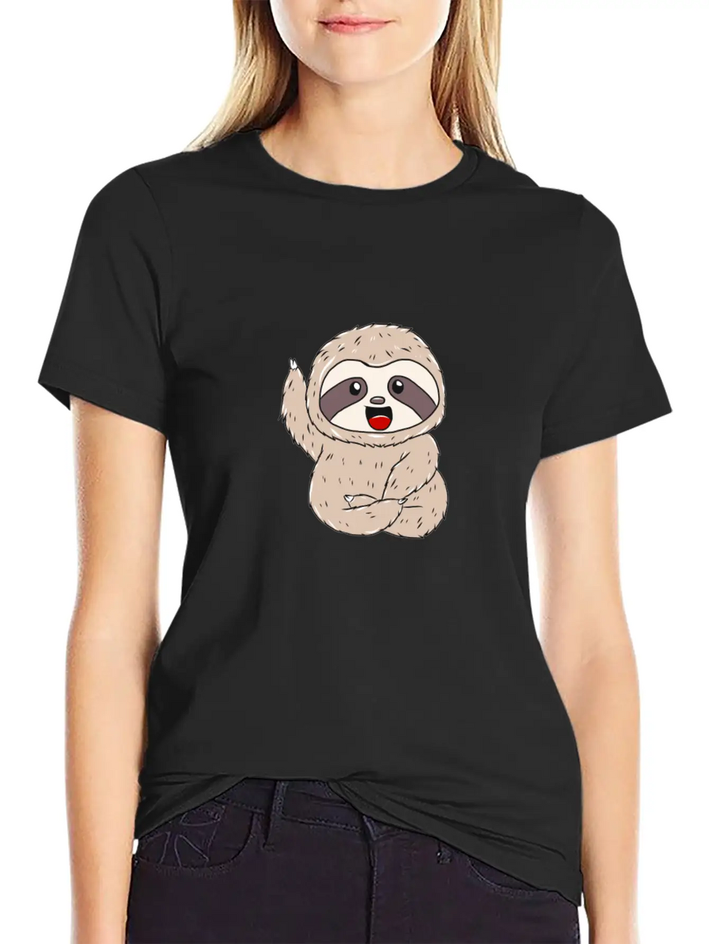 Sloth Gift Idea Breathable Soft Cotton T-Shirt – Timeless Casual Look
