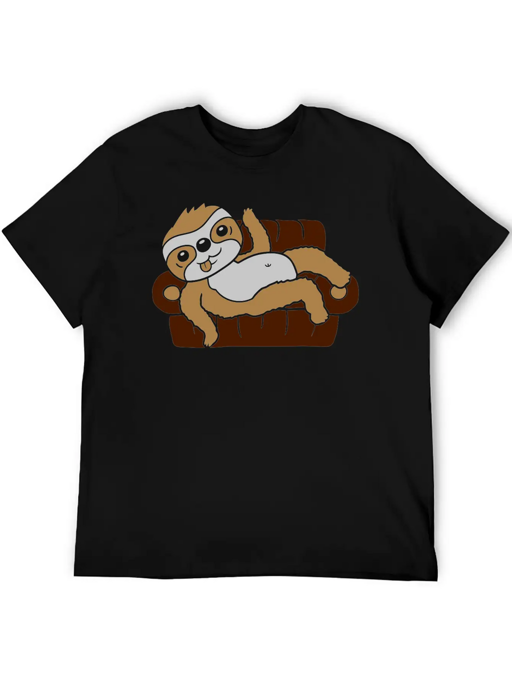 Sloth Home Chill Sofa Stylish Everyday T-Shirt – Unisex Basic Cotton Tee