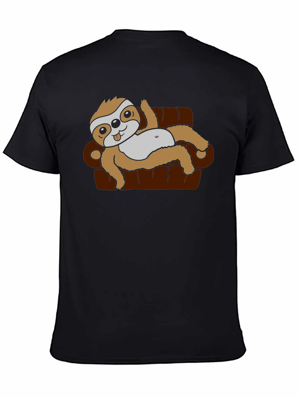 Sloth Home Chill Sofa Stylish Everyday T-Shirt – Unisex Basic Cotton Tee