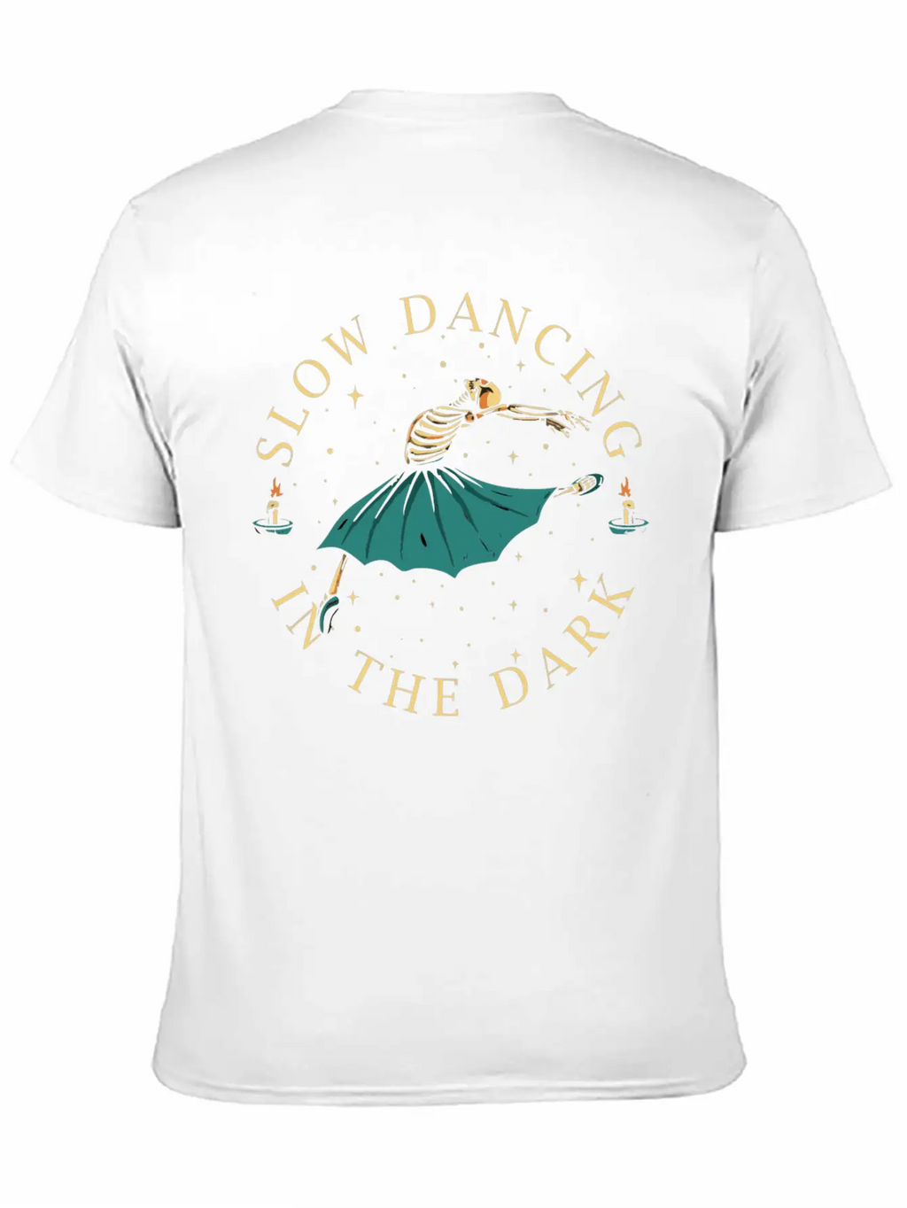 Slow Dancing In The Dark- Skeleton Dancing Breathable Soft Cotton T-Shirt – Timeless Casual Look