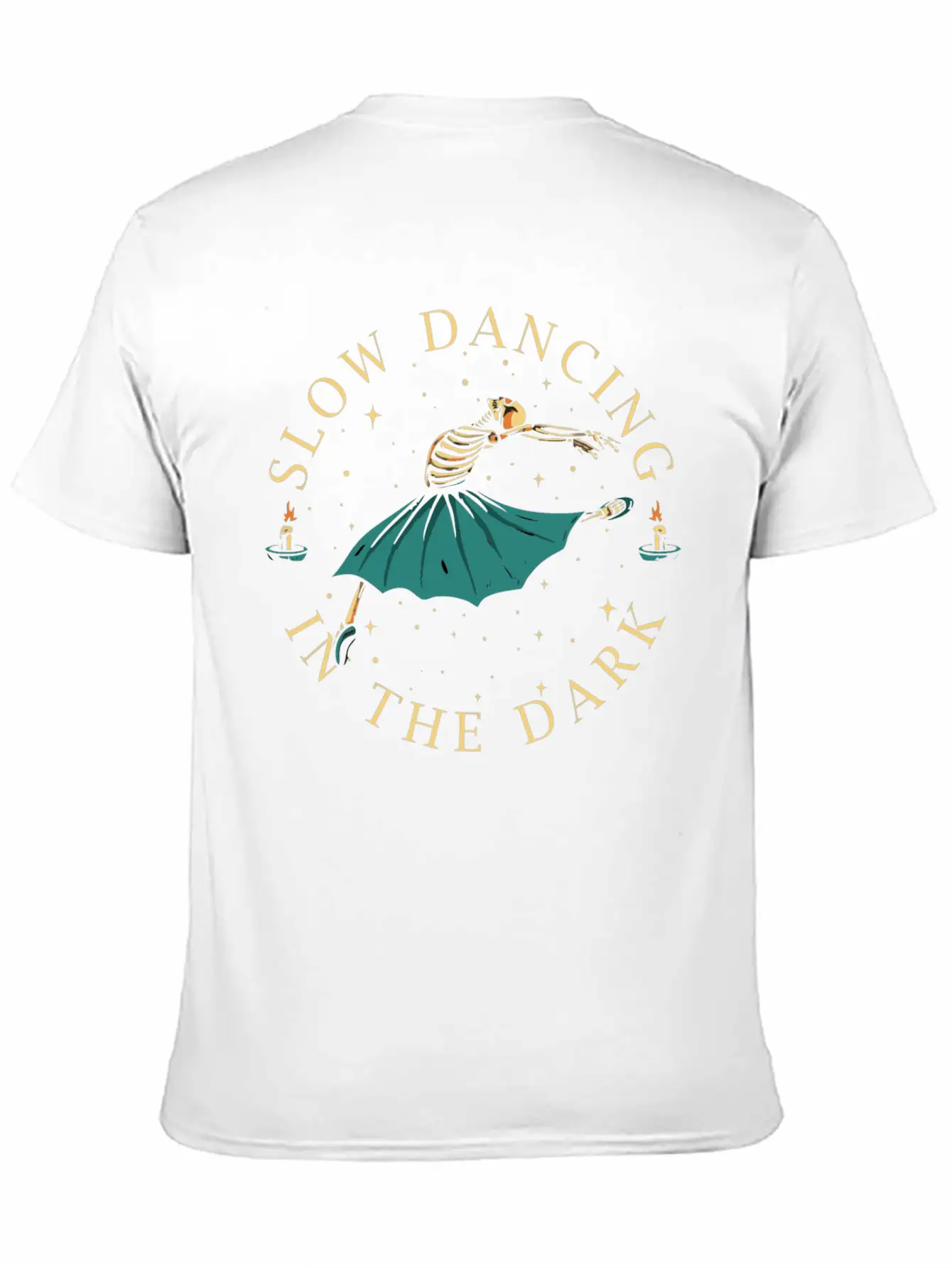 Slow Dancing In The Dark- Skeleton Dancing Breathable Soft Cotton T-Shirt – Timeless Casual Look