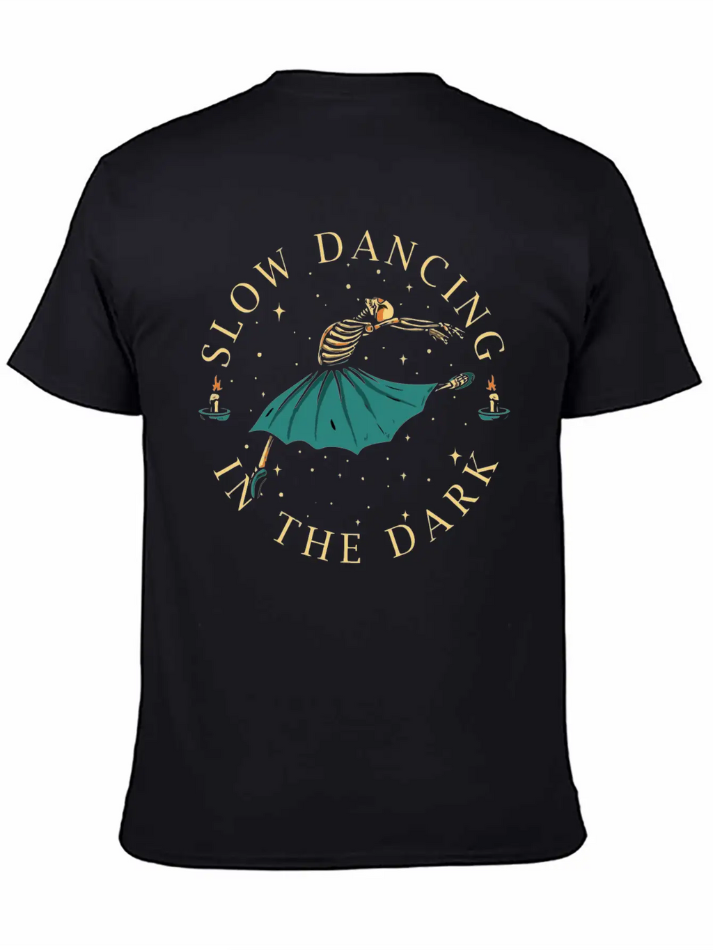 Slow Dancing In The Dark- Skeleton Dancing Breathable Soft Cotton T-Shirt – Timeless Casual Look