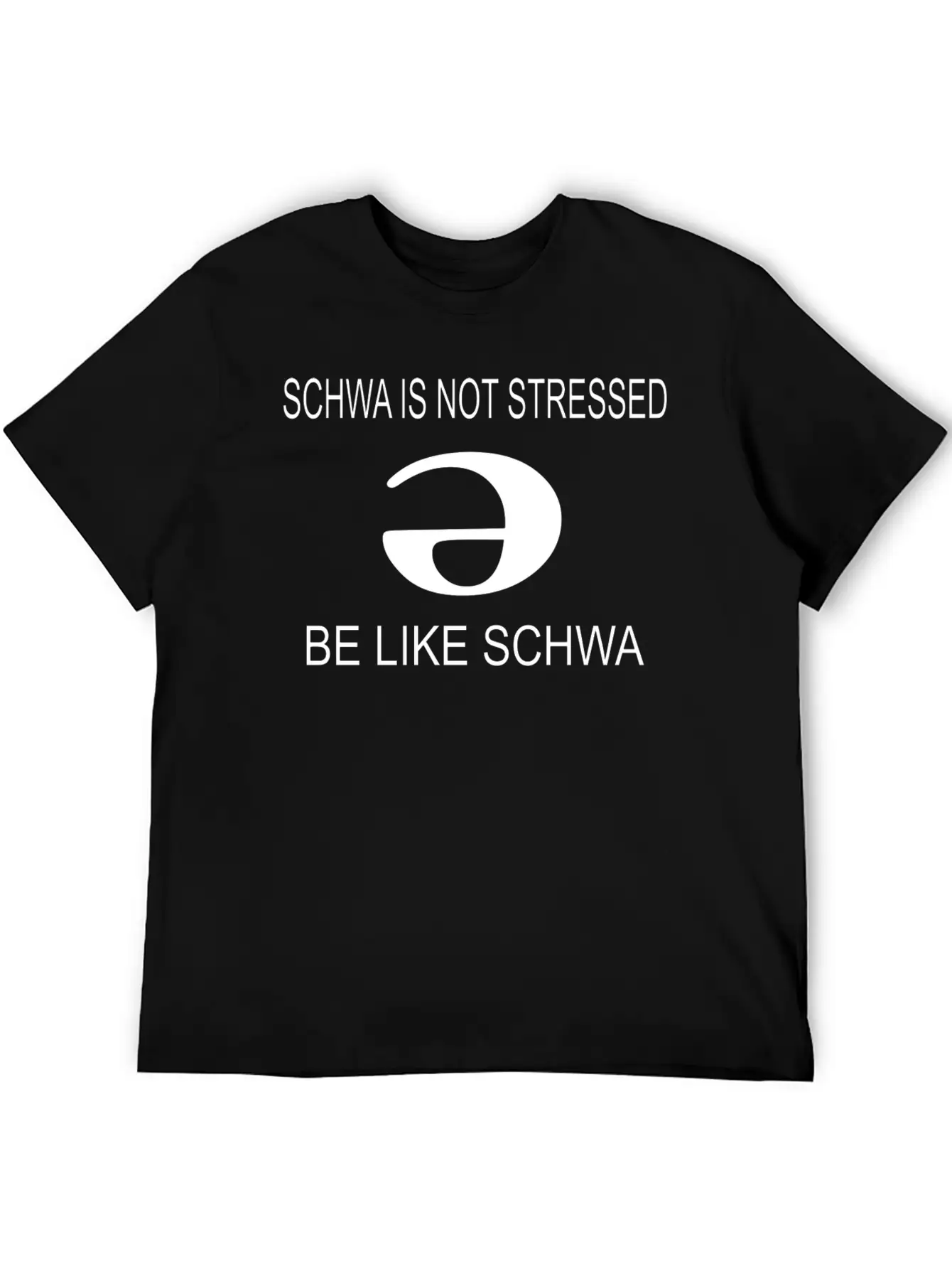 Slp Schwa Is Not Stressed Speech Therapy Unisex Casual T-Shirt – Clean Design For Daily Comfort