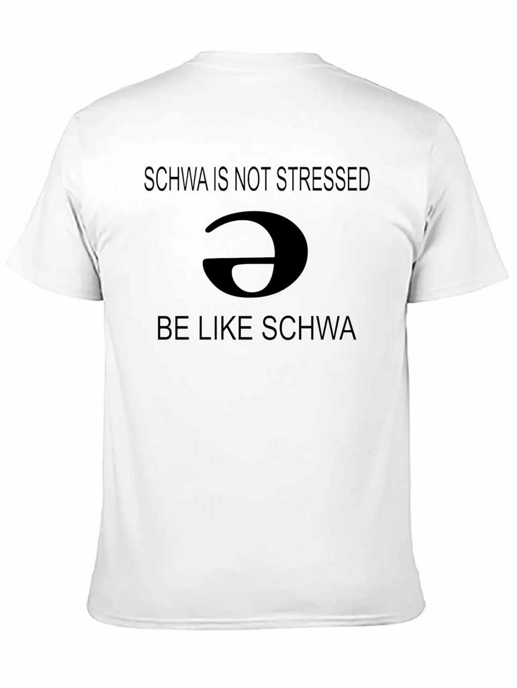 Slp Schwa Is Not Stressed Speech Therapy Unisex Casual T-Shirt – Clean Design For Daily Comfort