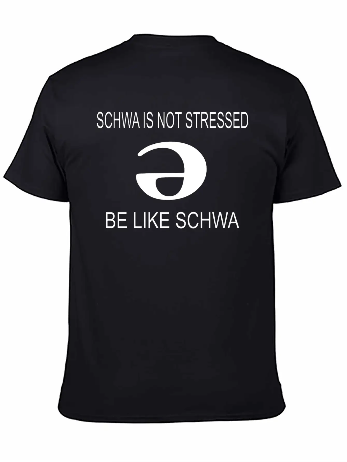 Slp Schwa Is Not Stressed Speech Therapy Unisex Casual T-Shirt – Clean Design For Daily Comfort