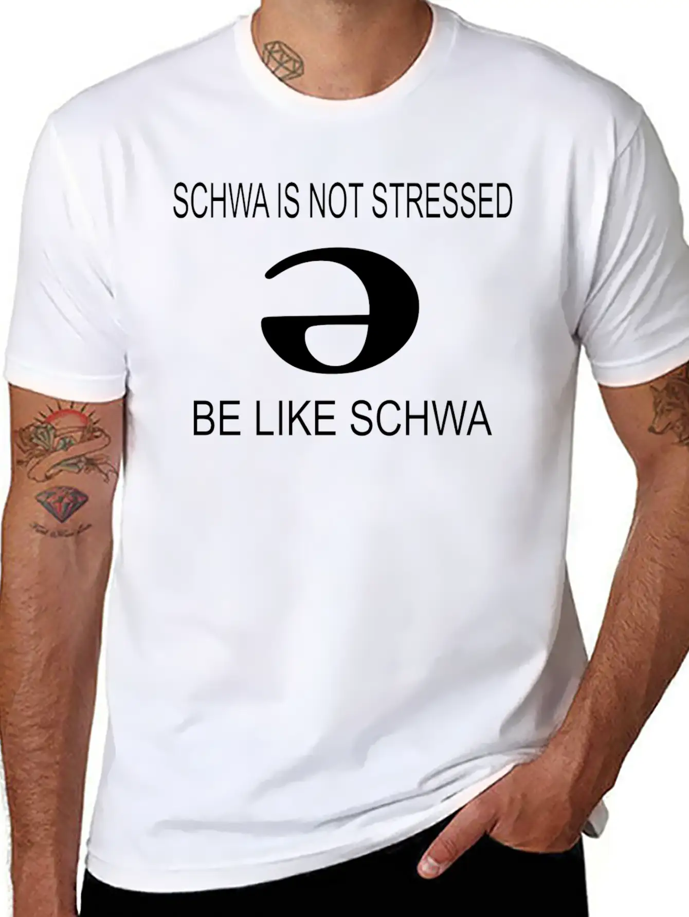 Slp Schwa Is Not Stressed Speech Therapy Unisex Casual T-Shirt – Clean Design For Daily Comfort
