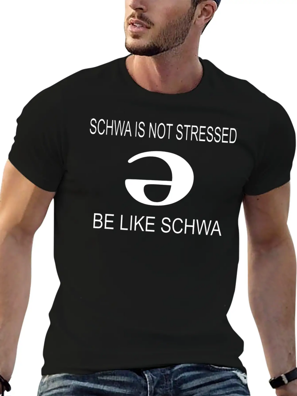 Slp Schwa Is Not Stressed Speech Therapy Unisex Casual T-Shirt – Clean Design For Daily Comfort