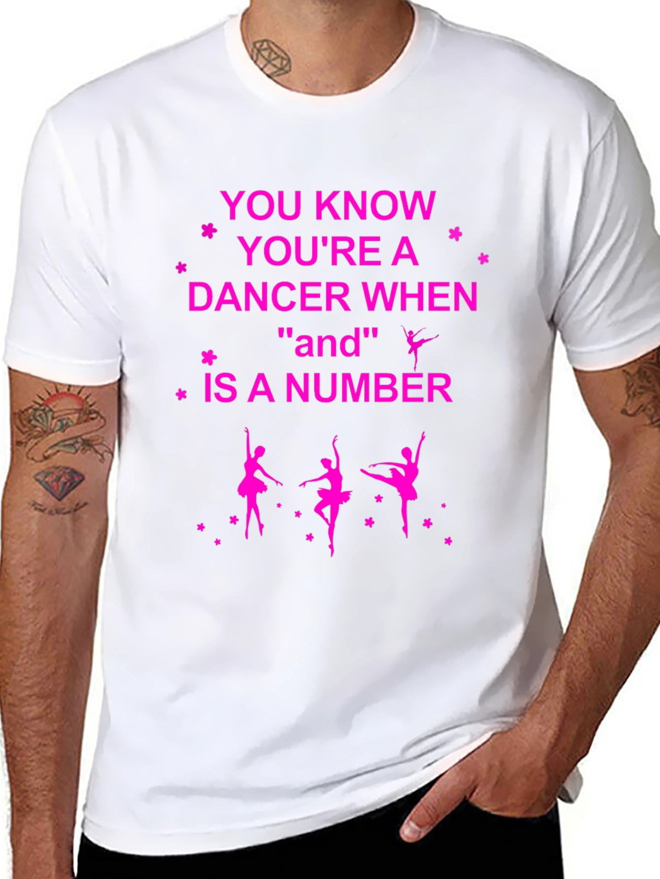 Dancer Graphic T-Shirt - And Is A Number