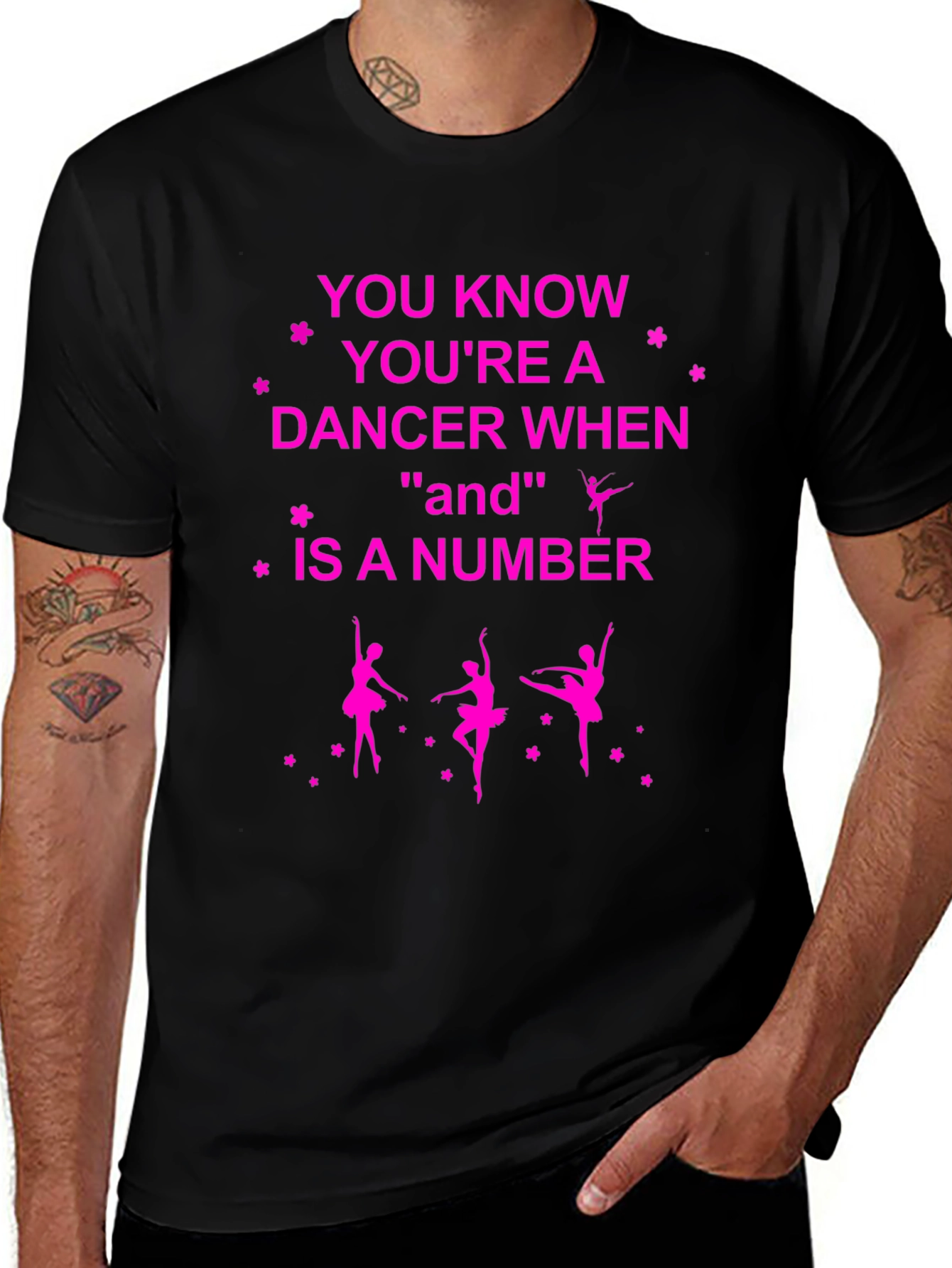 Dancer Graphic T-Shirt - And Is A Number