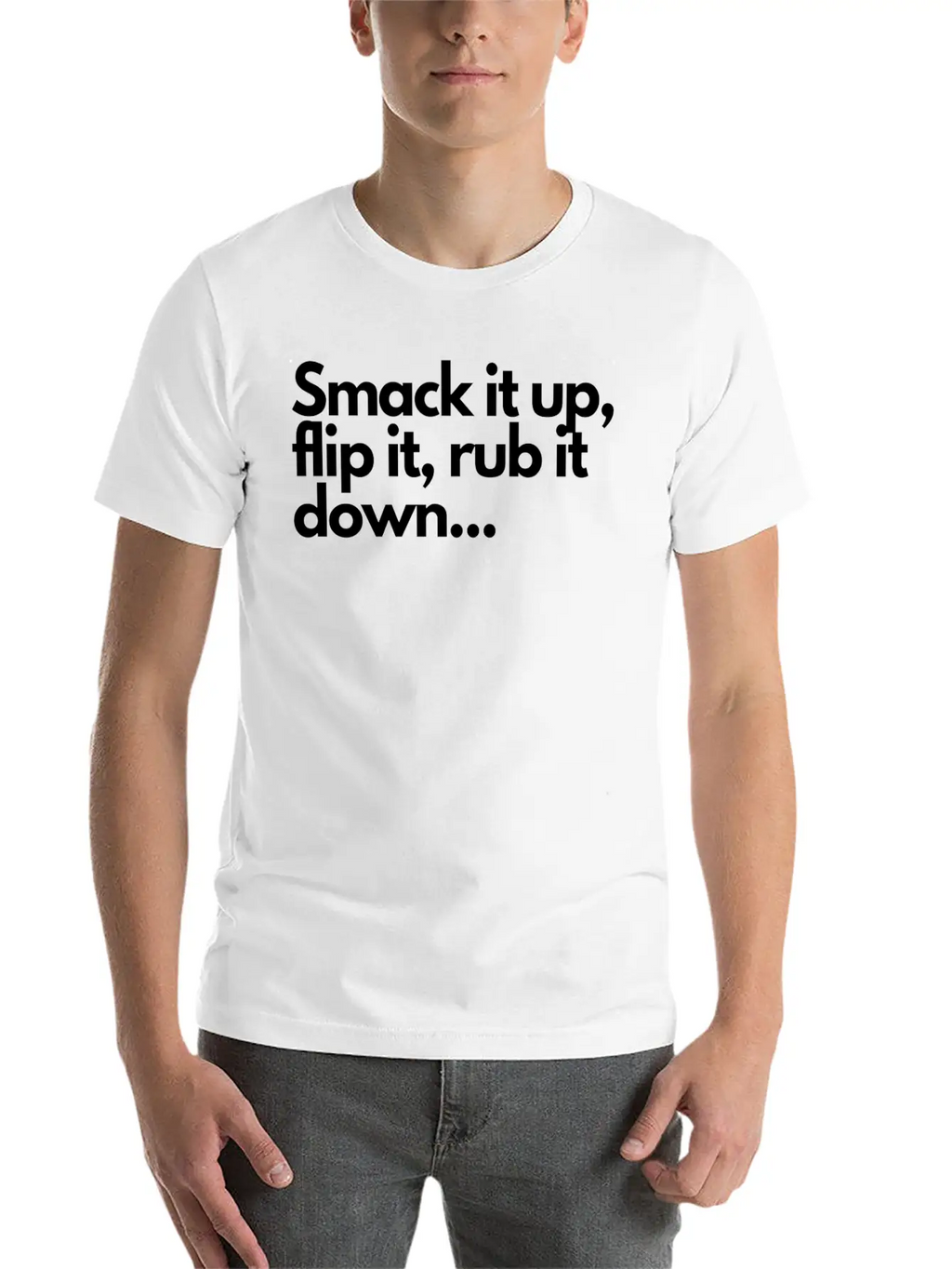 Smack Unisex Short Sleeve Soft Cotton T-Shirt – Casual Everyday Wear