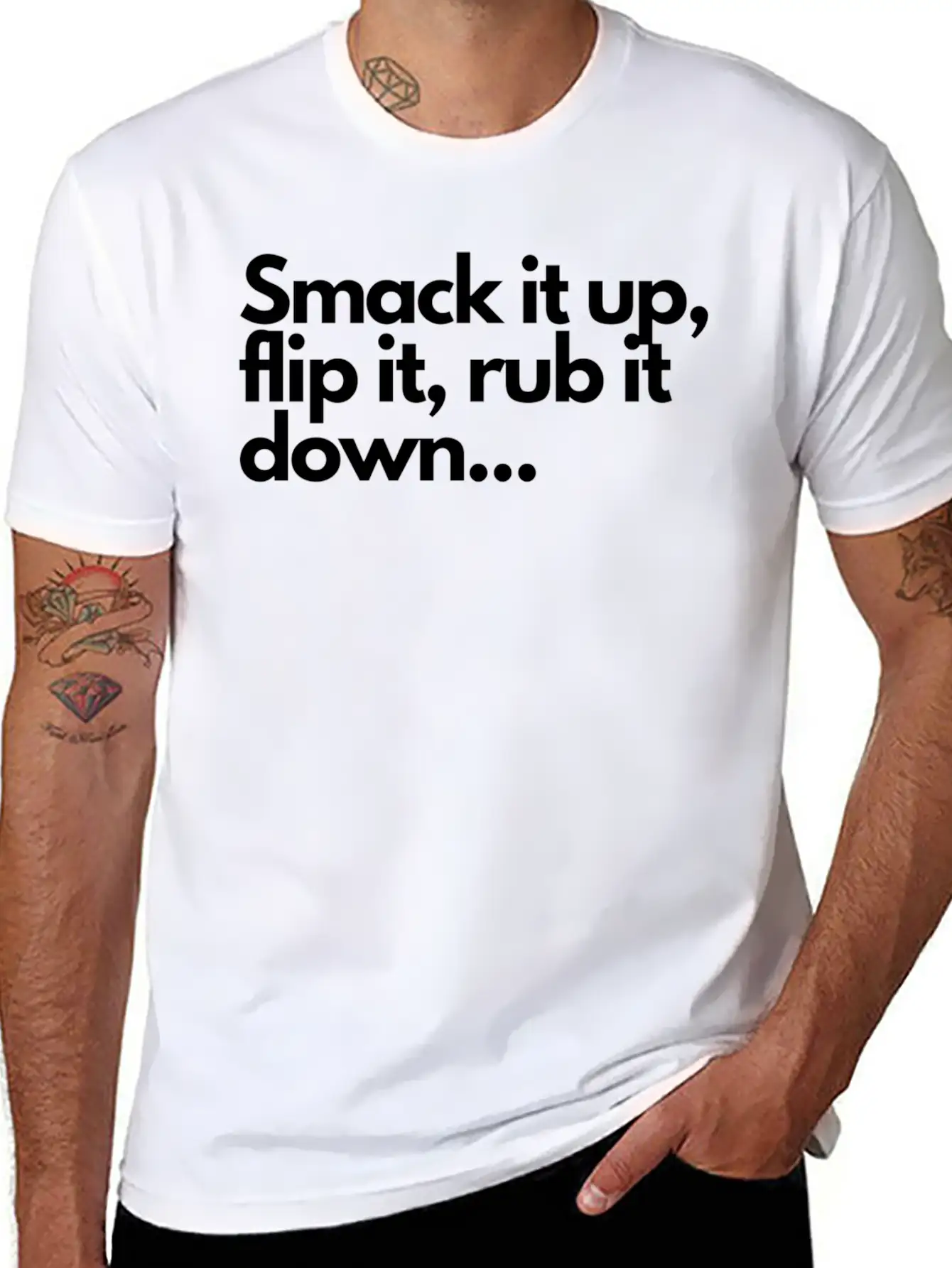Smack Unisex Short Sleeve Soft Cotton T-Shirt – Casual Everyday Wear