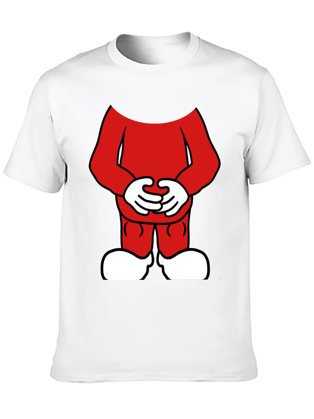 Small Body Head Comic Cartoon Clipart Funny Headle Breathable Graphic T-Shirt – Perfect For Casual Days