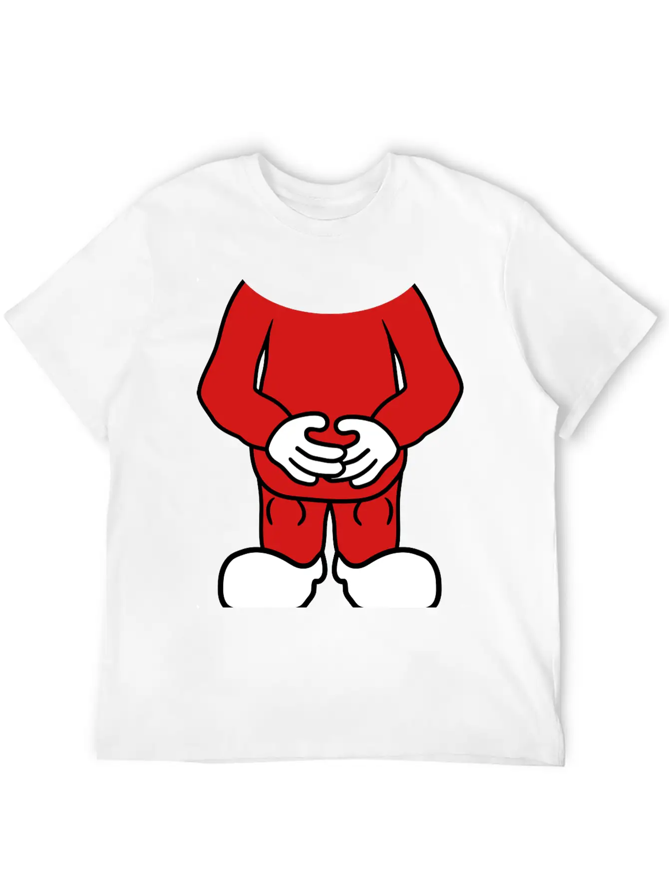 Small Body Head Comic Cartoon Clipart Funny Headle Breathable Graphic T-Shirt – Perfect For Casual Days