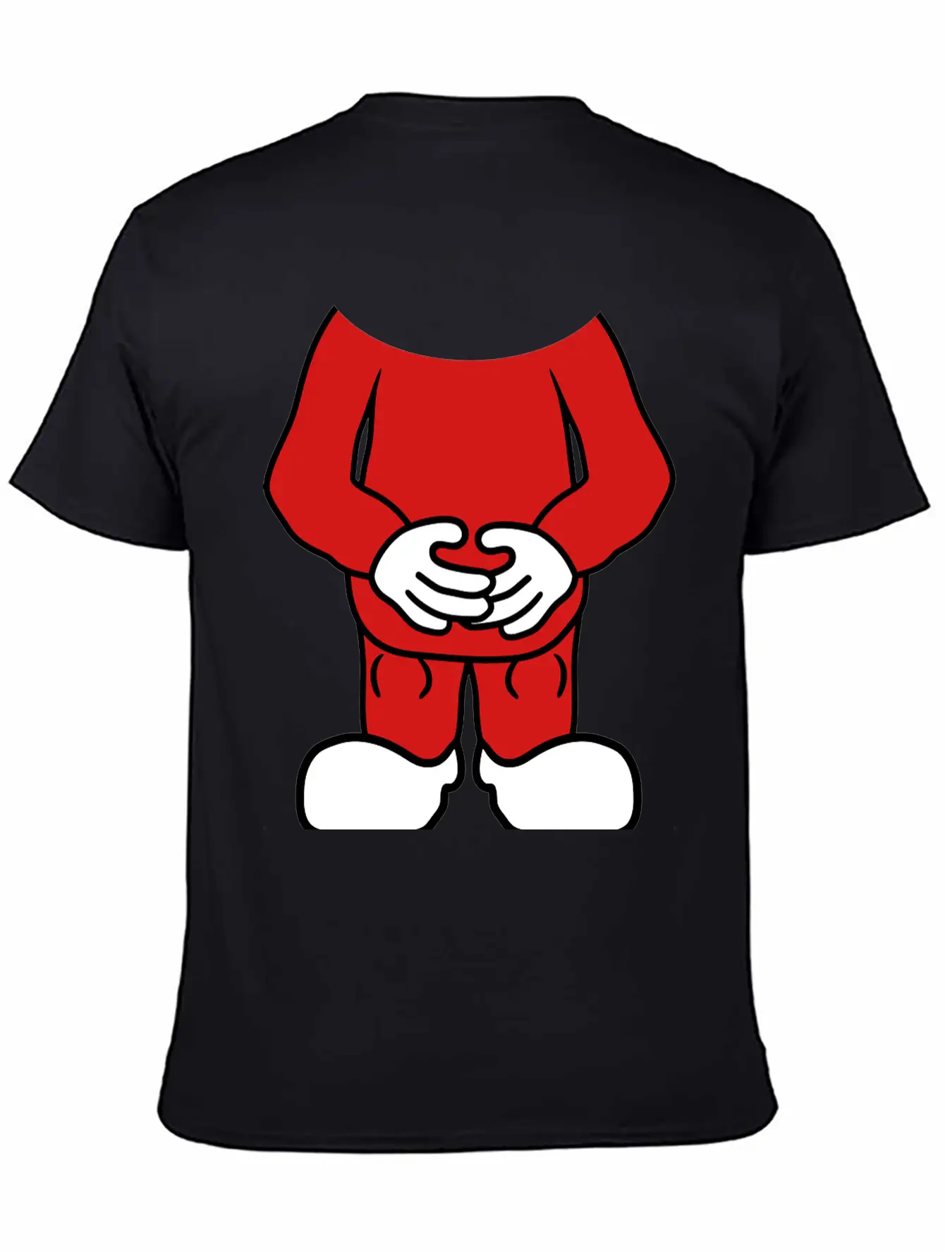 Small Body Head Comic Cartoon Clipart Funny Headle Breathable Graphic T-Shirt – Perfect For Casual Days