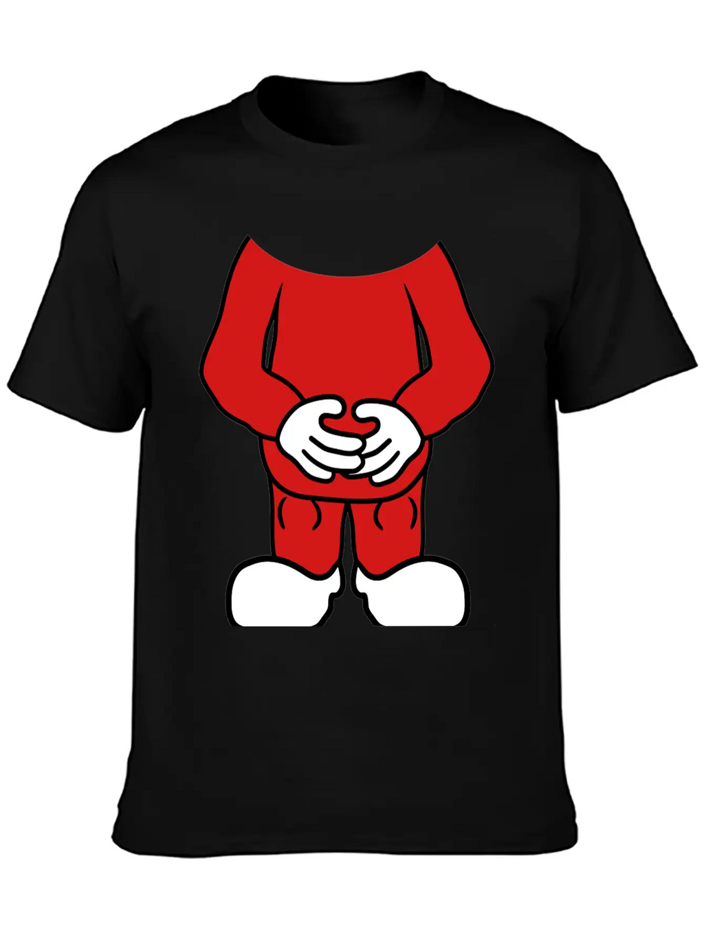 Small Body Head Comic Cartoon Clipart Funny Headle Breathable Graphic T-Shirt – Perfect For Casual Days