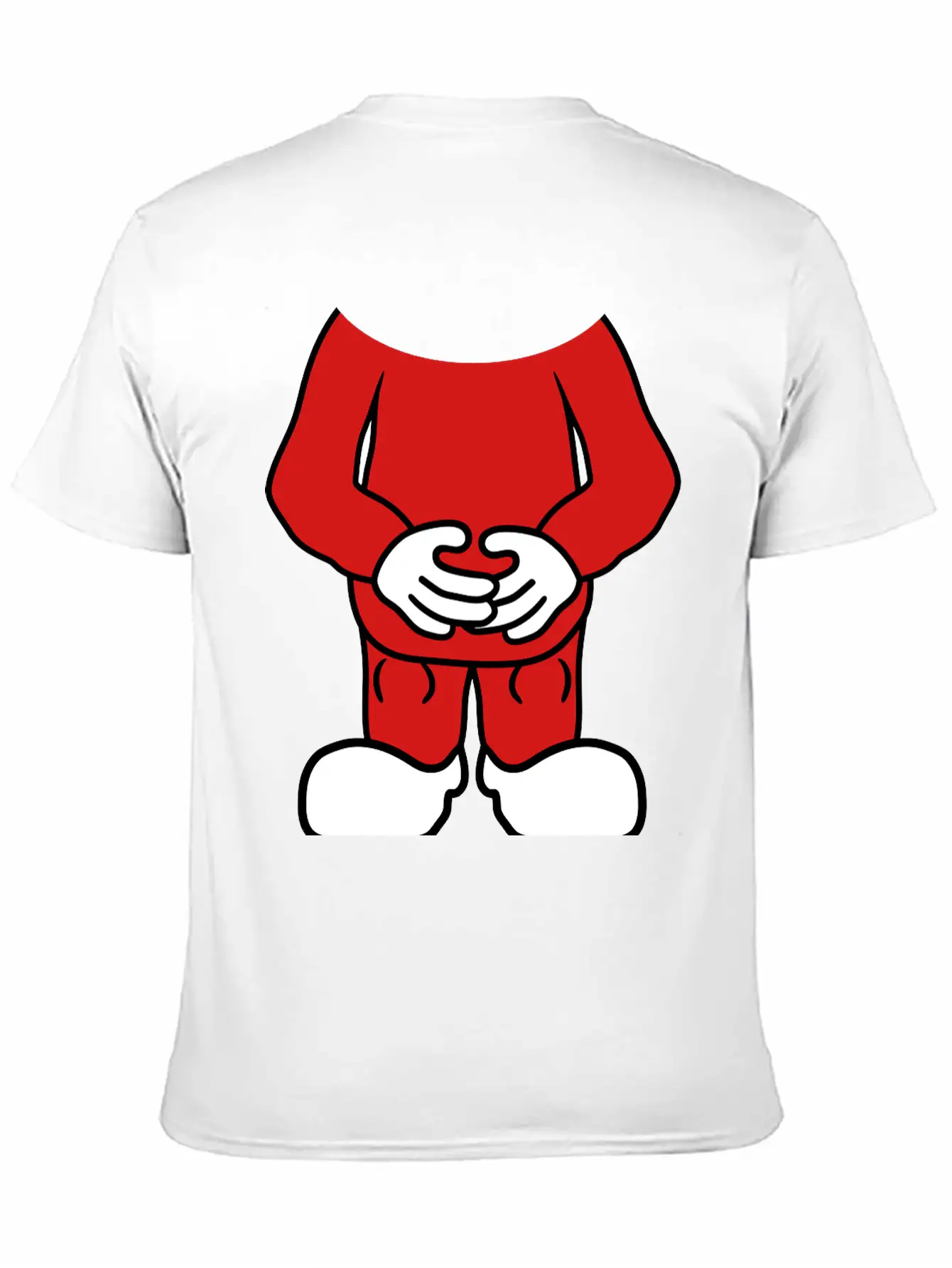 Small Body Head Comic Cartoon Clipart Funny Headle Breathable Graphic T-Shirt – Perfect For Casual Days