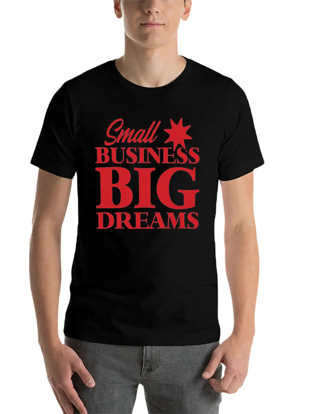 Small Business Big Dreams Stylish Everyday T-Shirt – Unisex Basic Cotton Tee