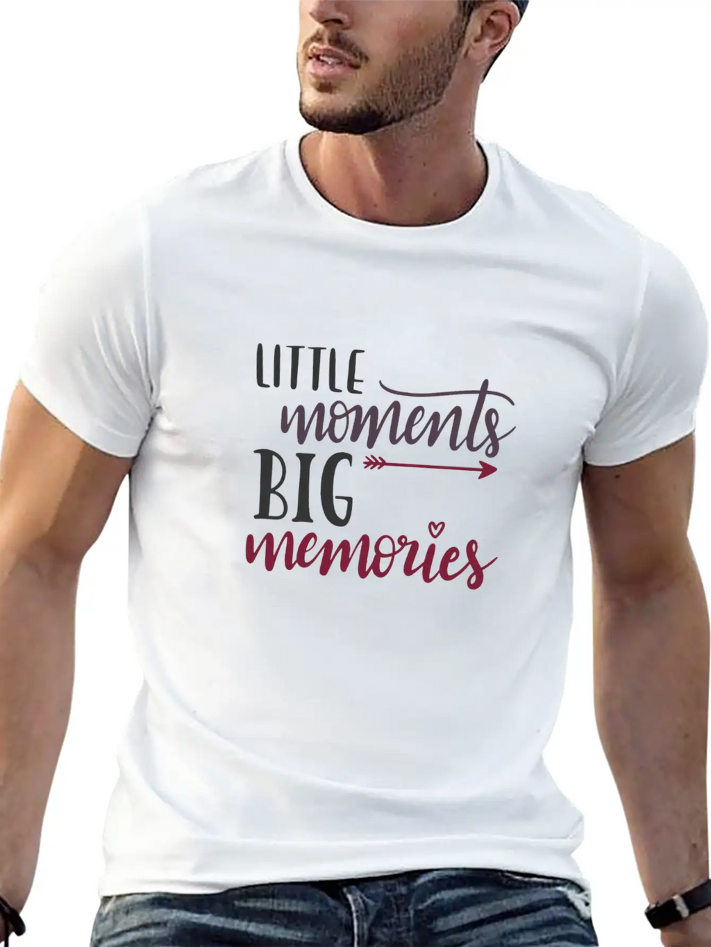 Small Moments Big Memories Unisex Casual T-Shirt – Clean Design For Daily Comfort
