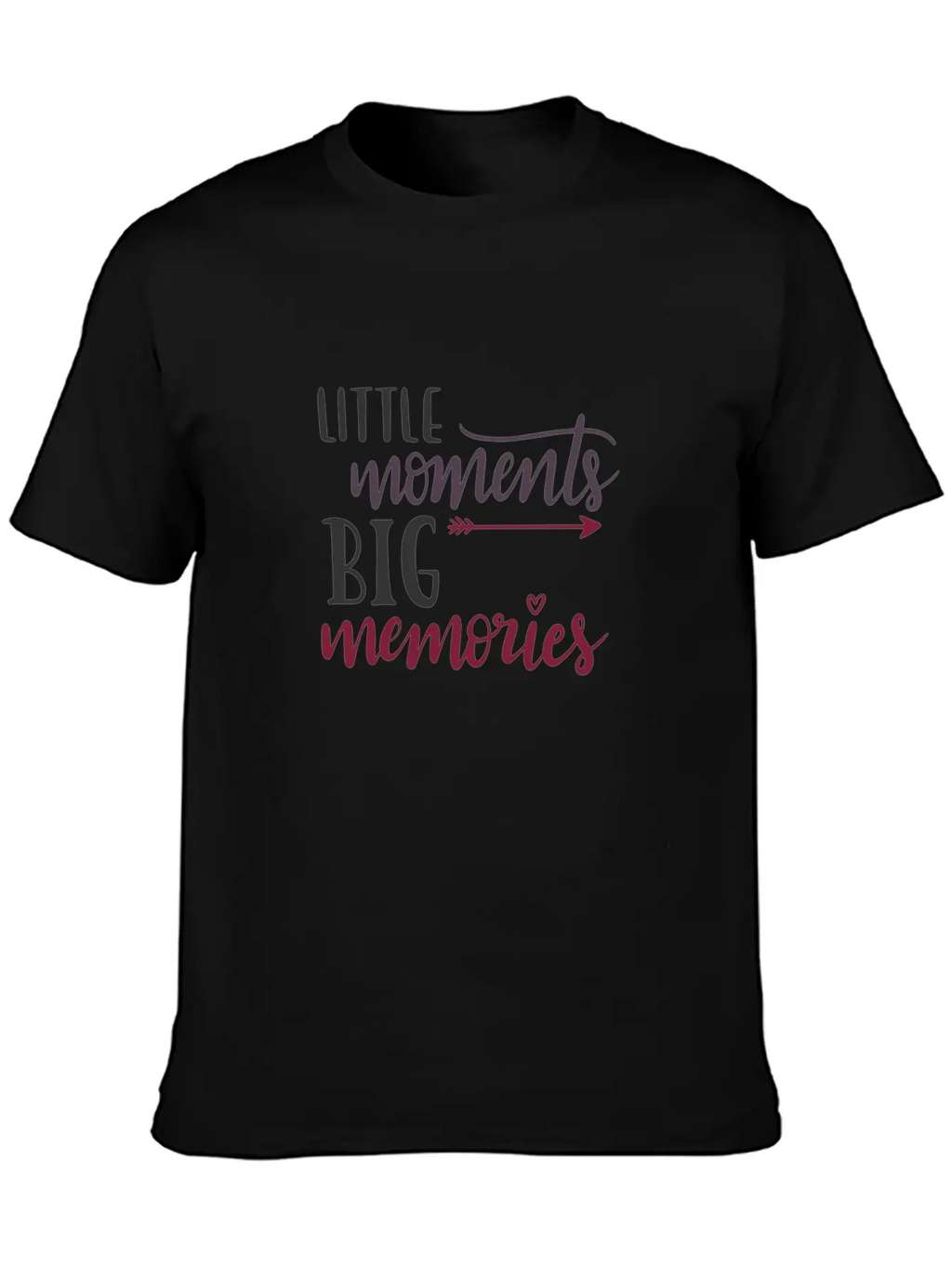 Small Moments Big Memories Unisex Casual T-Shirt – Clean Design For Daily Comfort