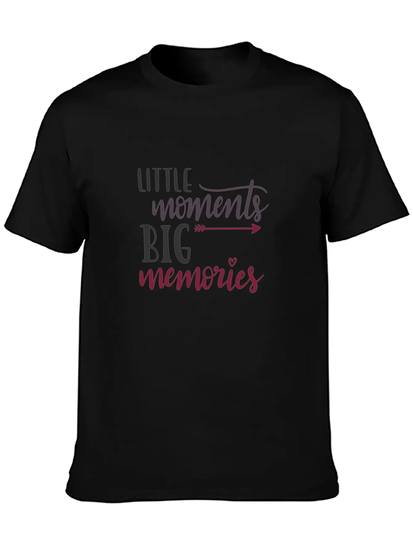 Small Moments Big Memories Unisex Casual T-Shirt – Clean Design For Daily Comfort