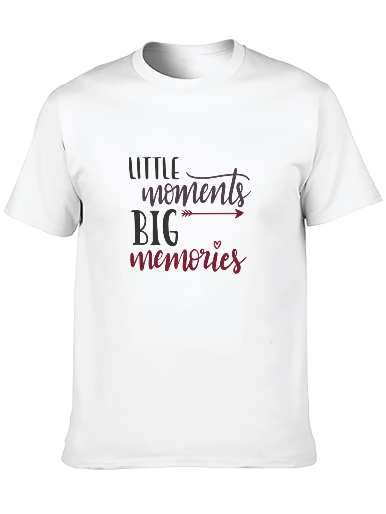 Small Moments Big Memories Unisex Casual T-Shirt – Clean Design For Daily Comfort