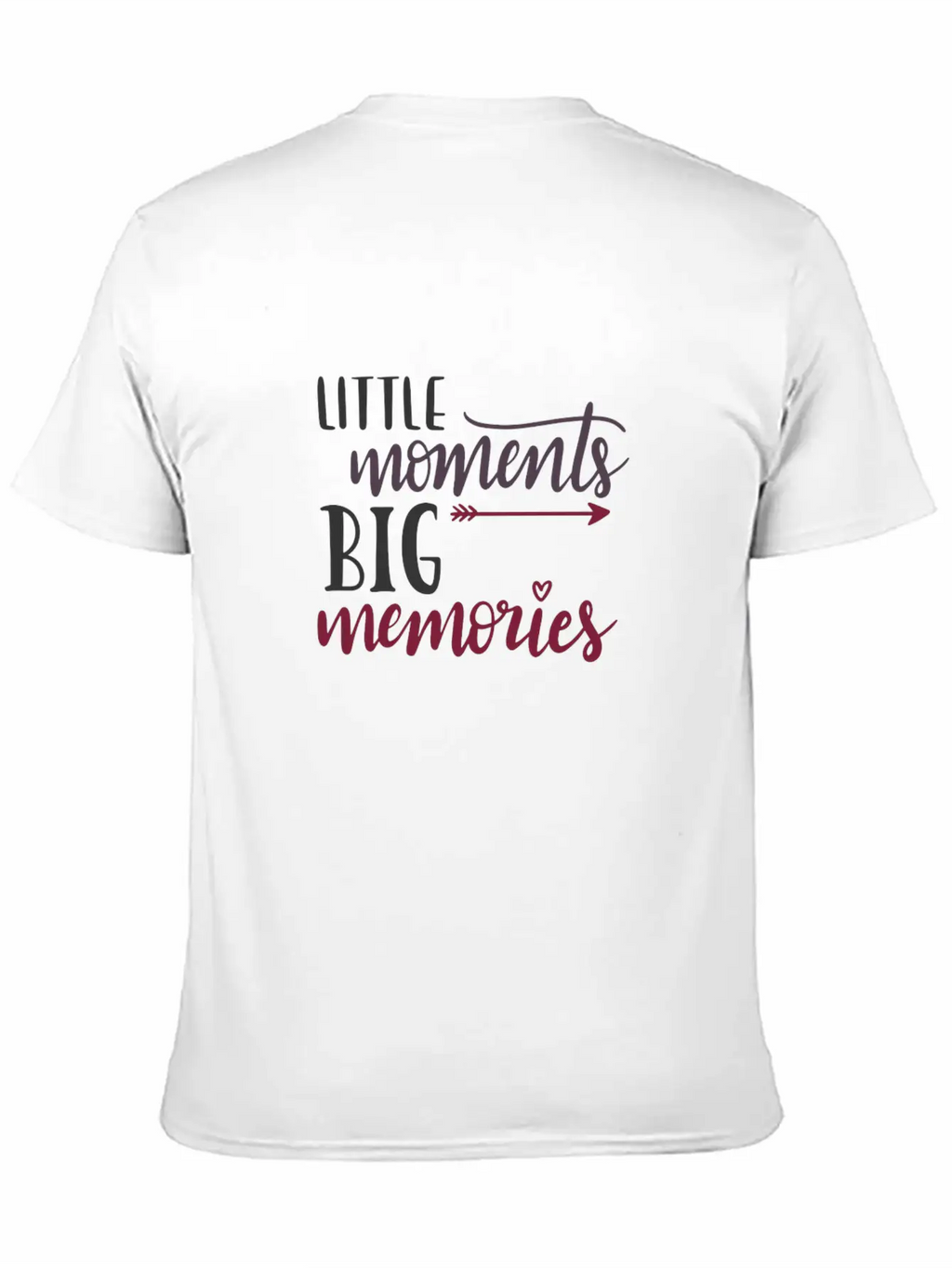 Small Moments Big Memories Unisex Casual T-Shirt – Clean Design For Daily Comfort