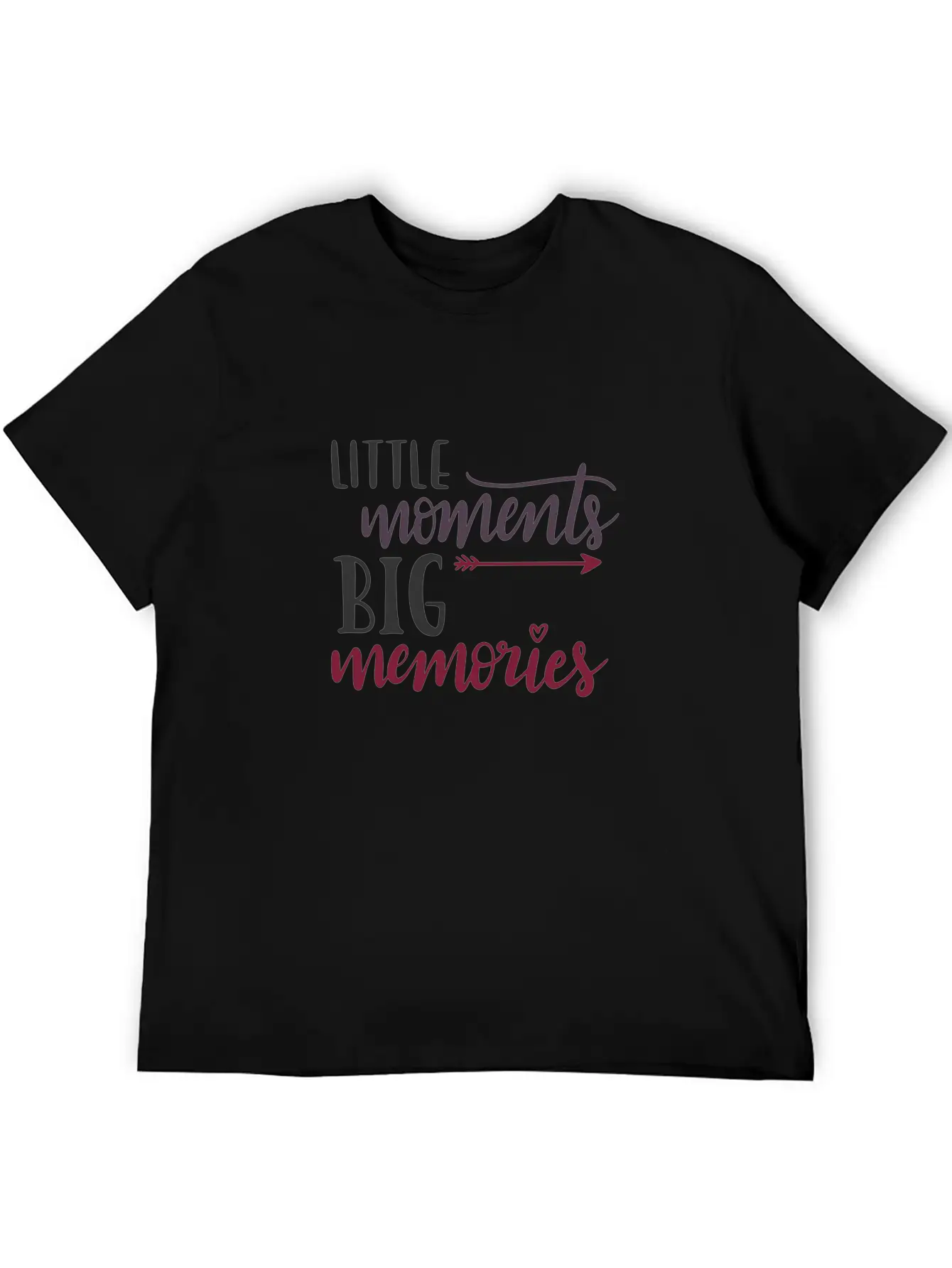 Small Moments Big Memories Unisex Casual T-Shirt – Clean Design For Daily Comfort