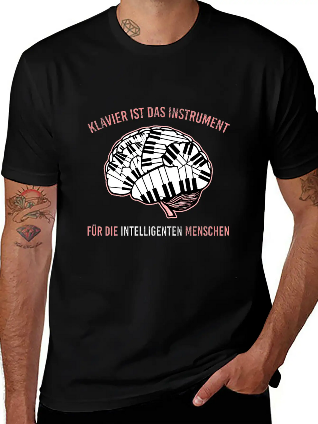 Smart Piano Keyboard Piano Grand Pianist Casual Graphic T-Shirt – Simple And Comfortable Daily Wear