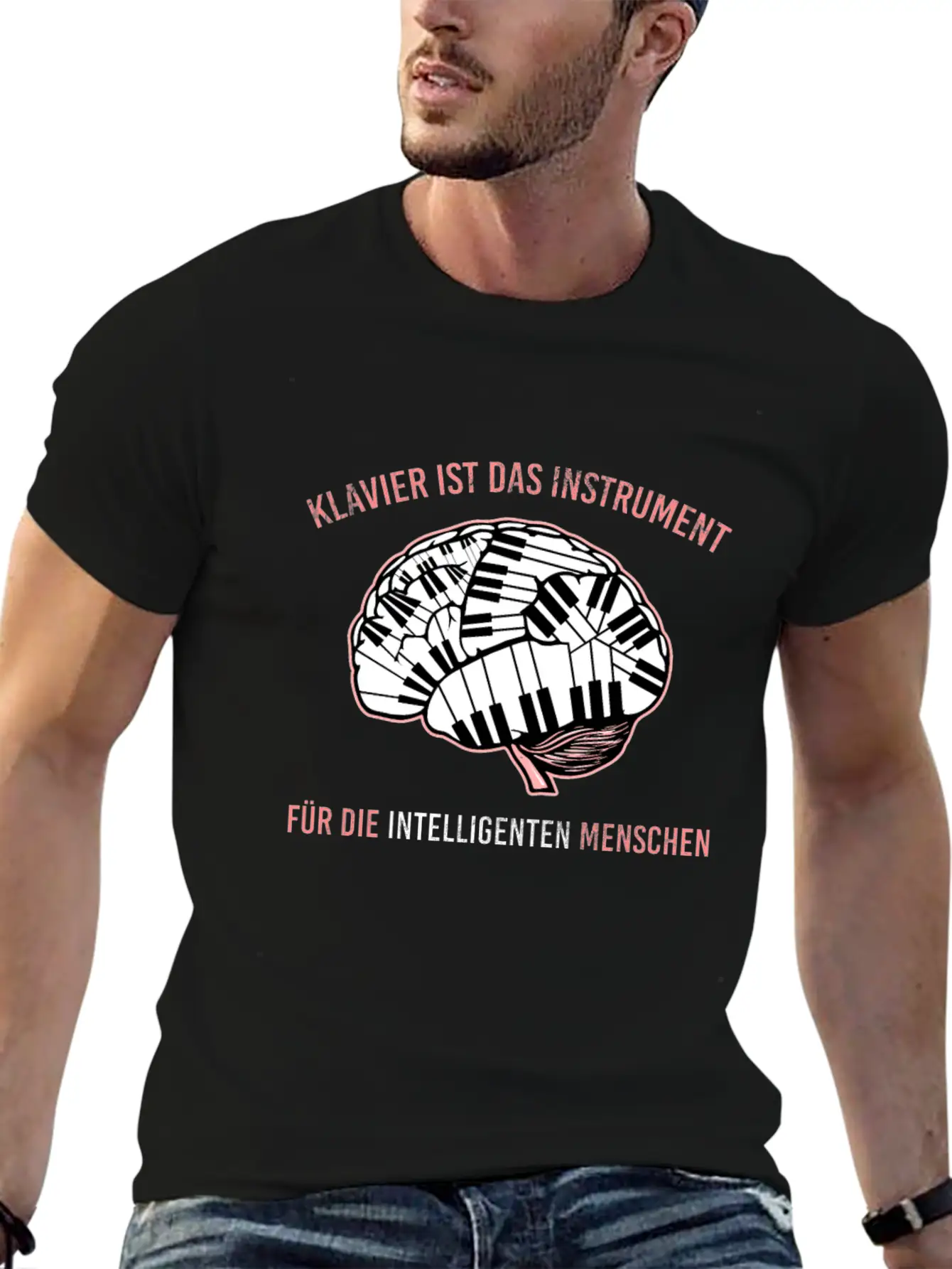 Smart Piano Keyboard Piano Grand Pianist Casual Graphic T-Shirt – Simple And Comfortable Daily Wear