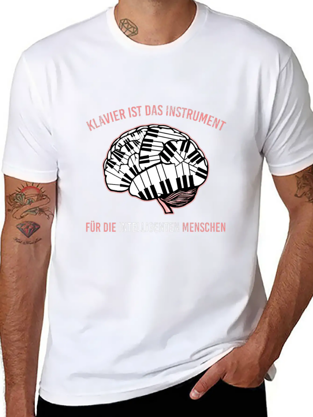 Smart Piano Keyboard Piano Grand Pianist Casual Graphic T-Shirt – Simple And Comfortable Daily Wear