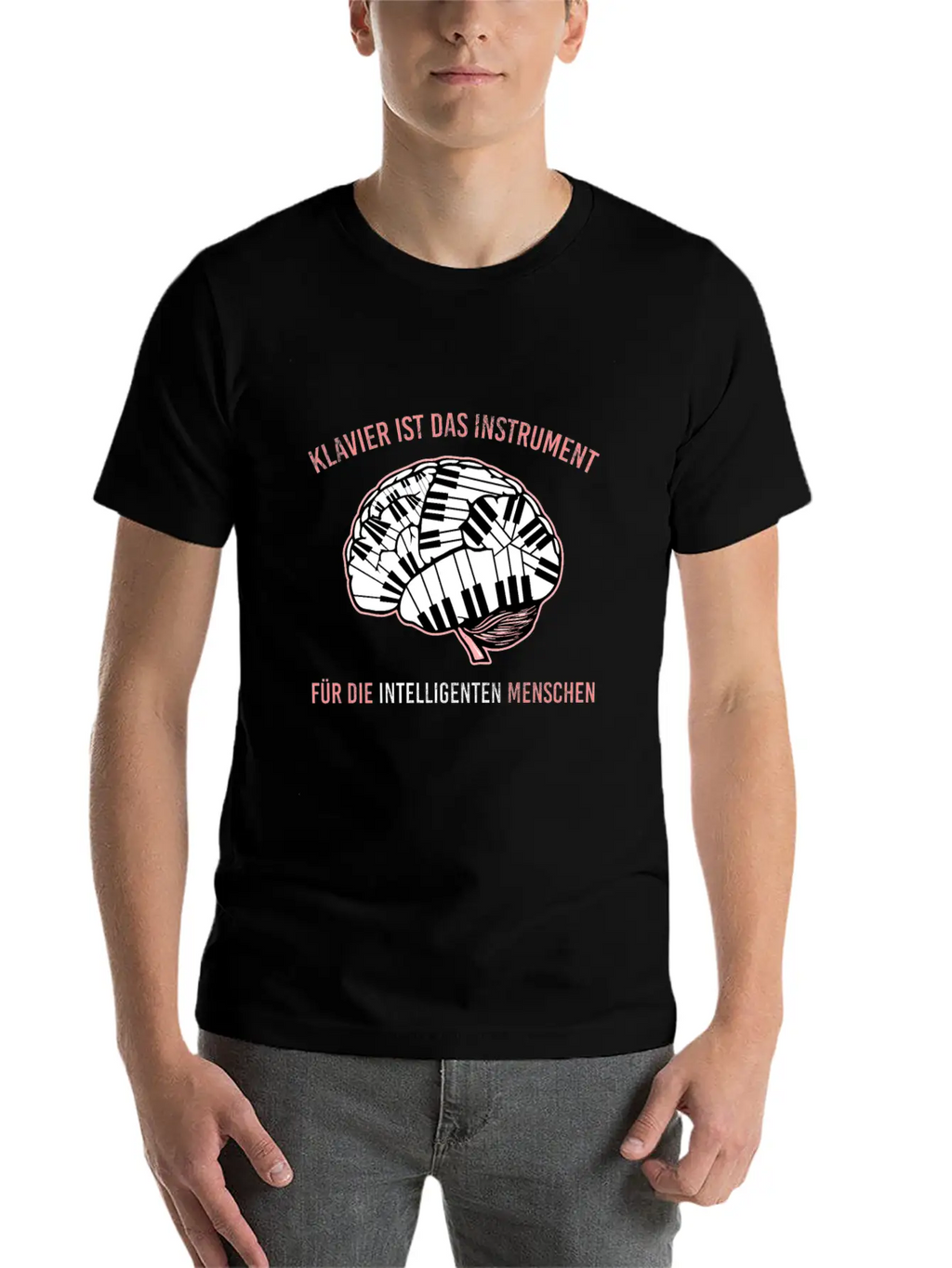 Smart Piano Keyboard Piano Grand Pianist Casual Graphic T-Shirt – Simple And Comfortable Daily Wear