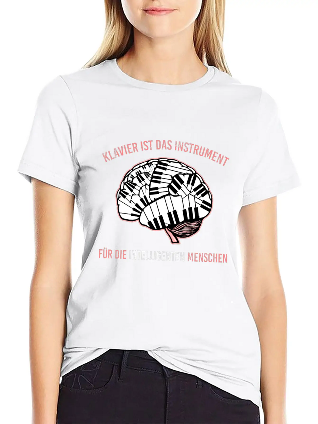 Smart Piano Keyboard Piano Grand Pianist Casual Graphic T-Shirt – Simple And Comfortable Daily Wear