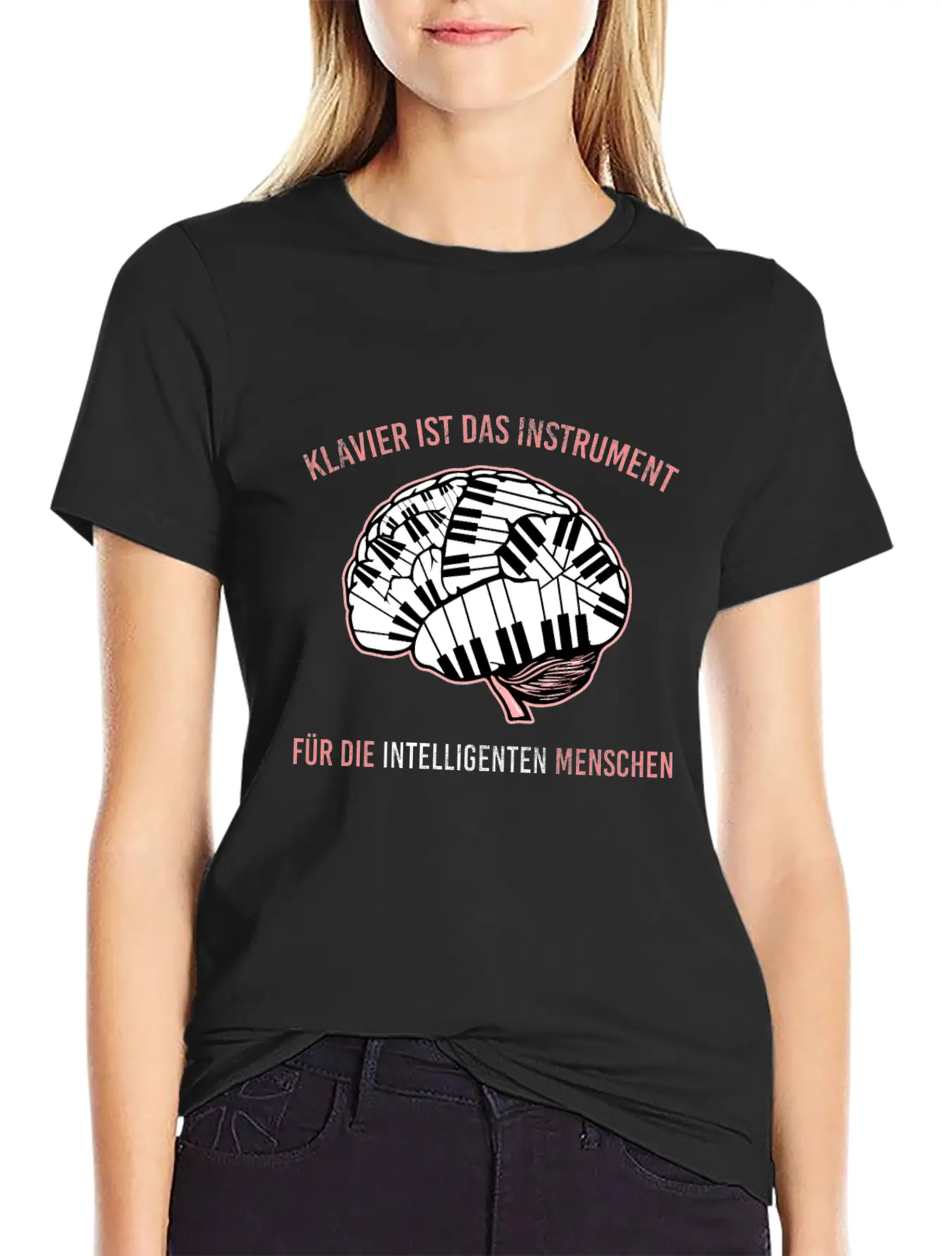 Smart Piano Keyboard Piano Grand Pianist Casual Graphic T-Shirt – Simple And Comfortable Daily Wear