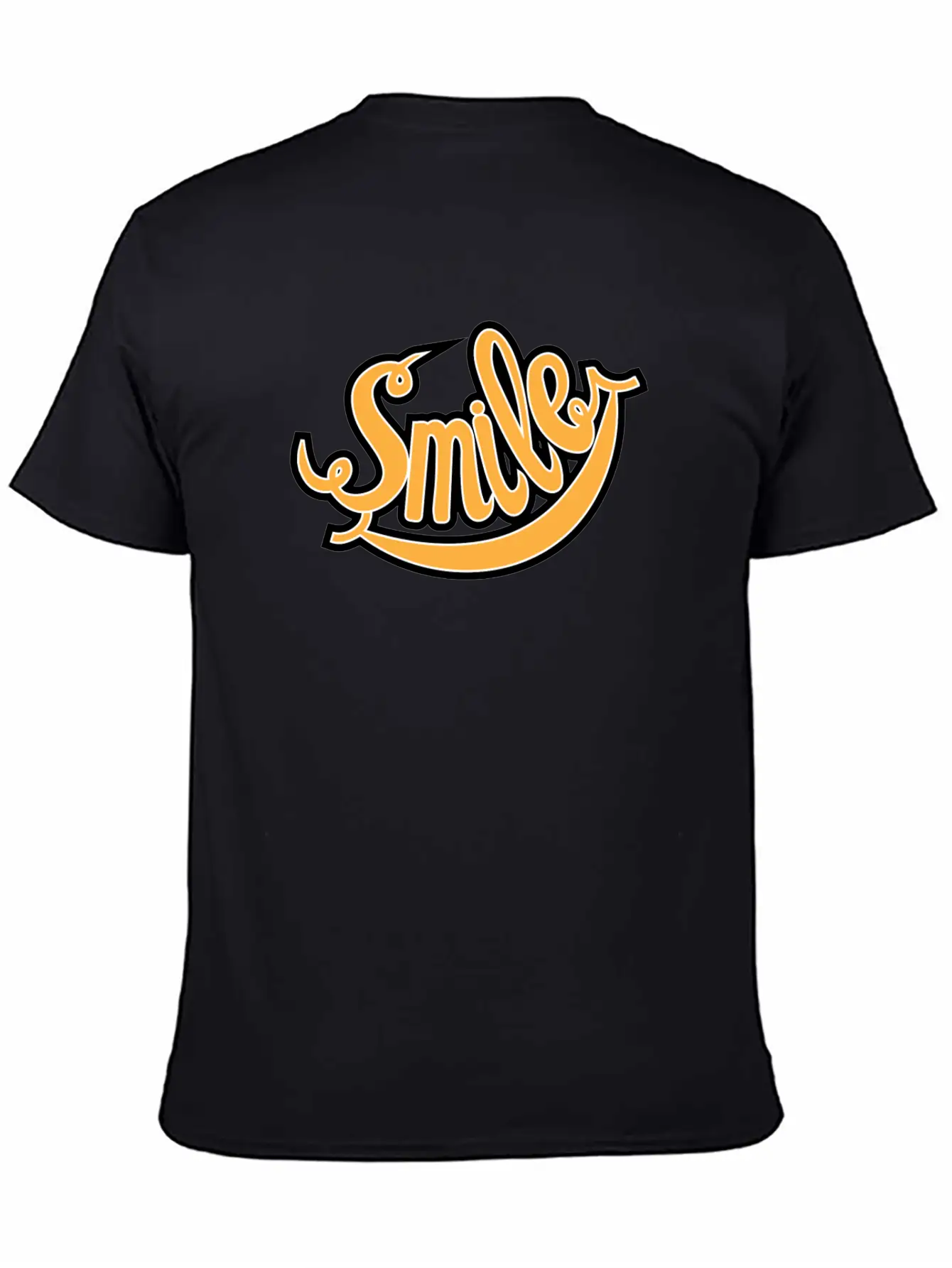 Smile Unisex Short Sleeve Soft Cotton T-Shirt – Casual Everyday Wear