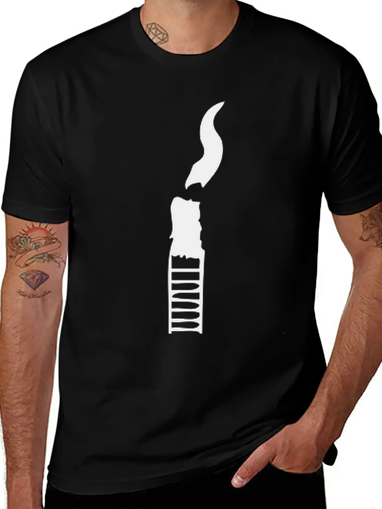 Smoke Fuck Finger Unisex Short Sleeve Soft Cotton T-Shirt – Casual Everyday Wear