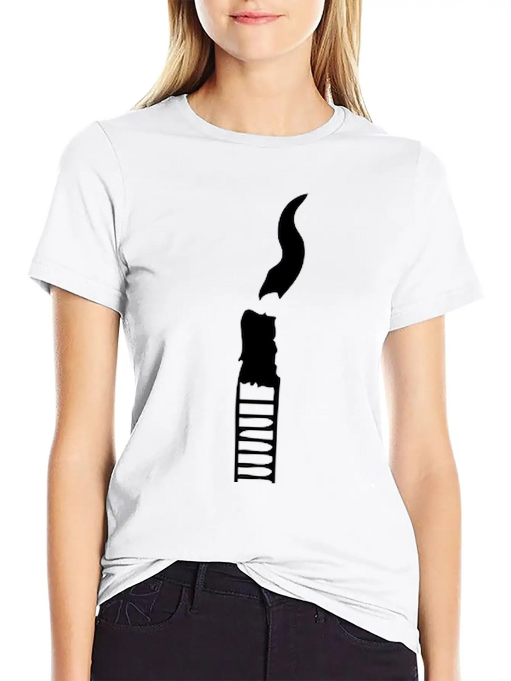 Smoke Fuck Finger Unisex Short Sleeve Soft Cotton T-Shirt – Casual Everyday Wear