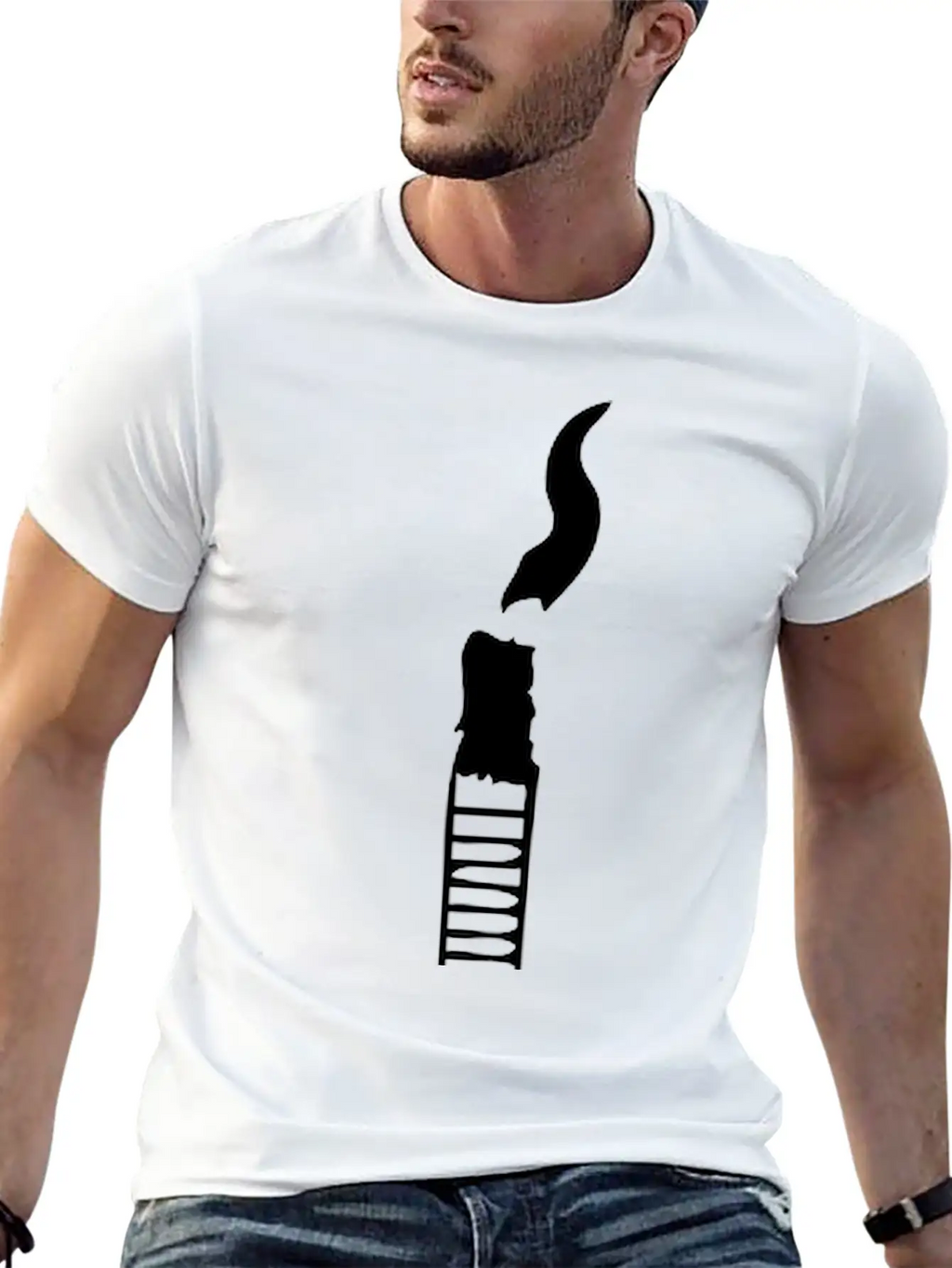 Smoke Fuck Finger Unisex Short Sleeve Soft Cotton T-Shirt – Casual Everyday Wear