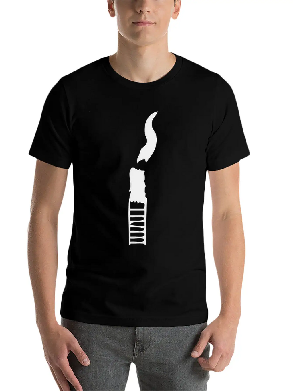 Smoke Fuck Finger Unisex Short Sleeve Soft Cotton T-Shirt – Casual Everyday Wear