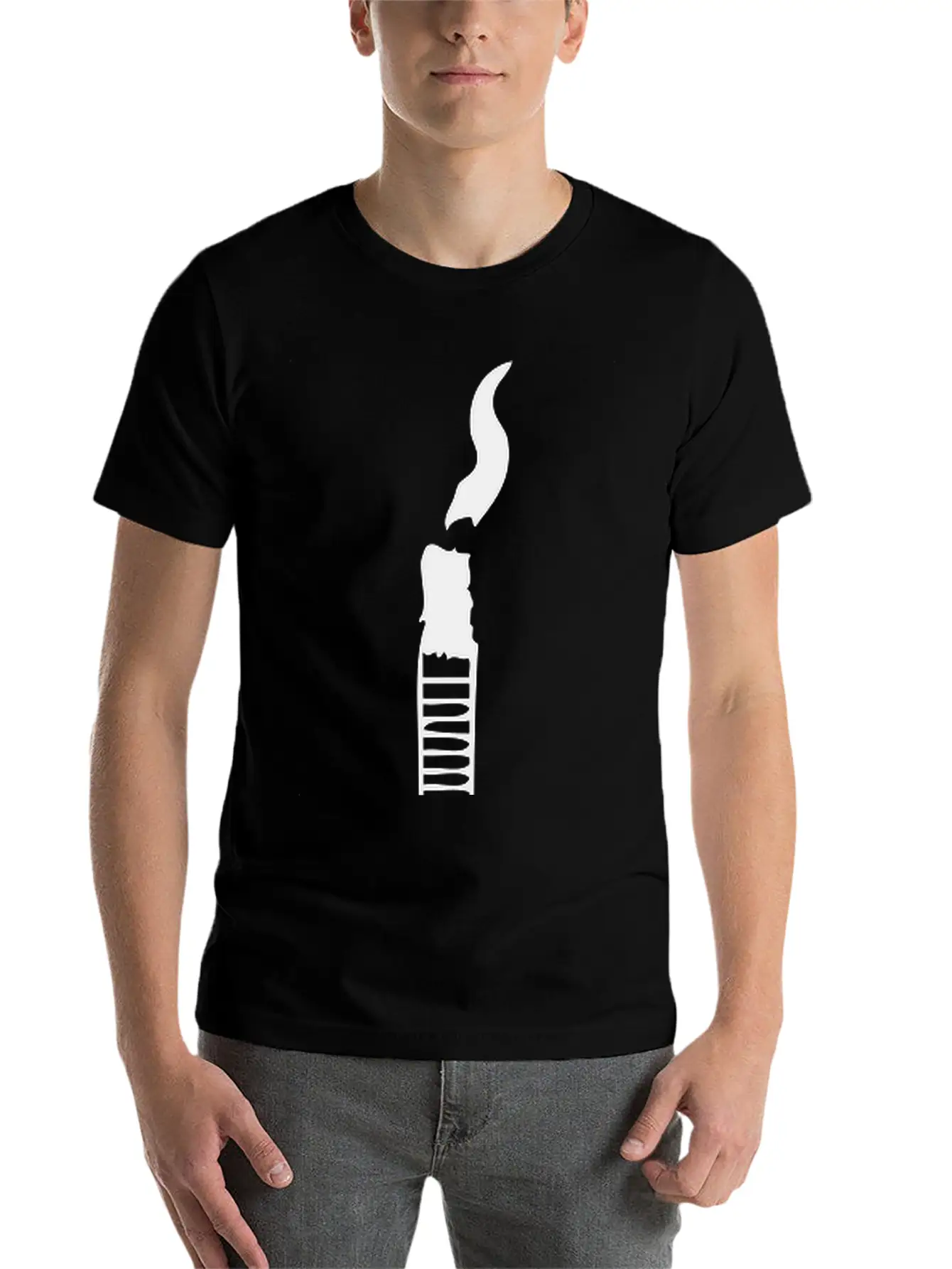Smoke Fuck Finger Unisex Short Sleeve Soft Cotton T-Shirt – Casual Everyday Wear
