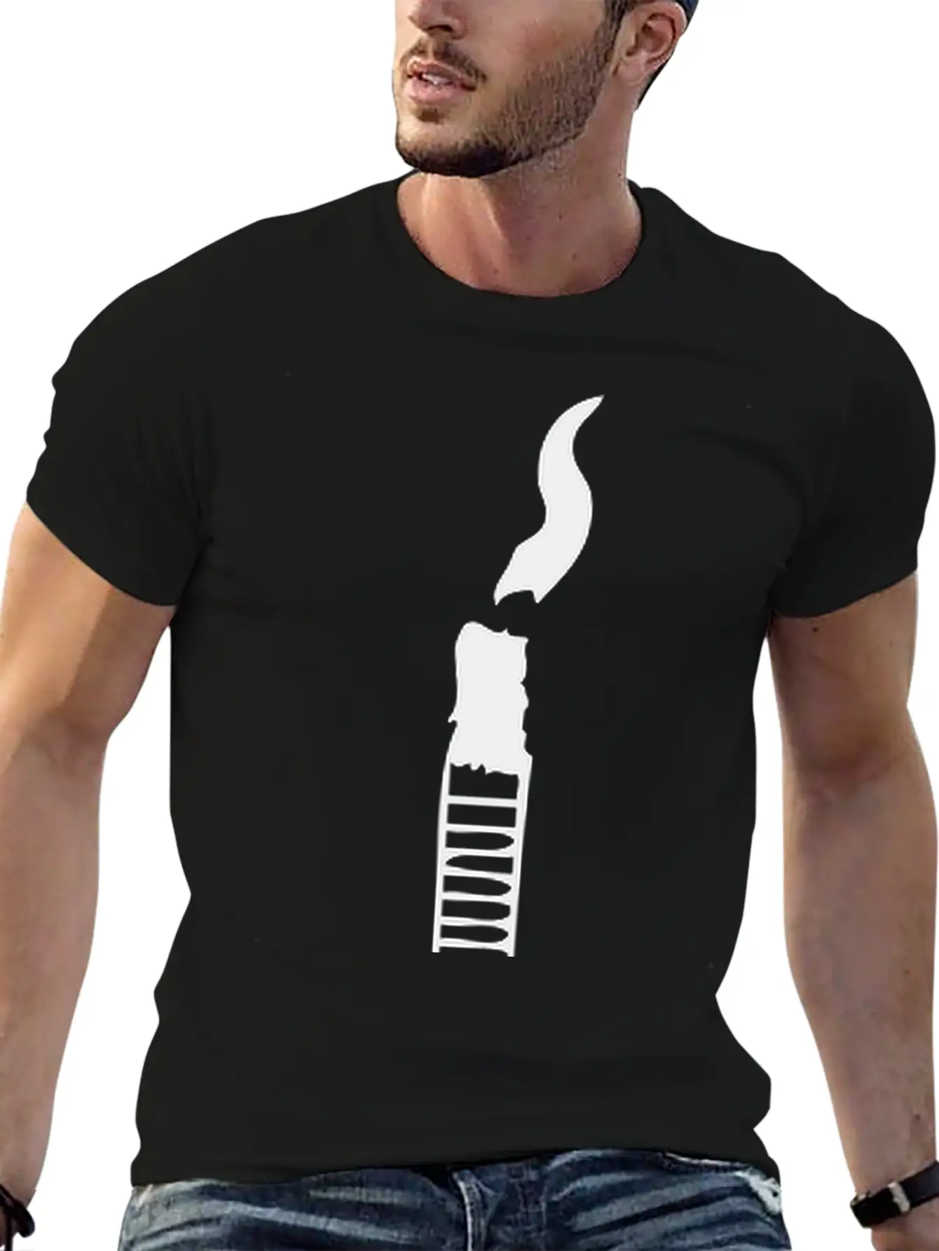 Smoke Fuck Finger Unisex Short Sleeve Soft Cotton T-Shirt – Casual Everyday Wear