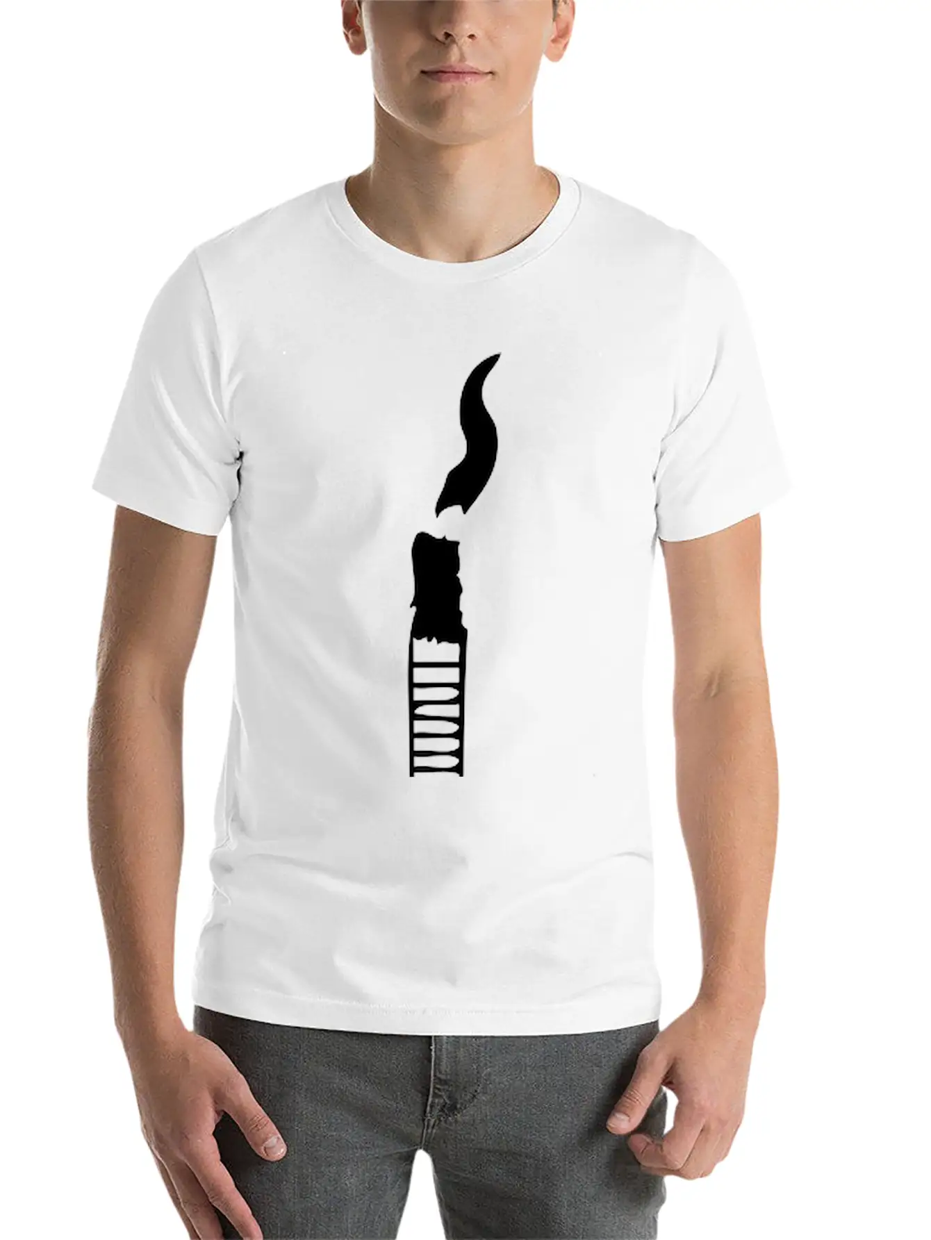 Smoke Fuck Finger Unisex Short Sleeve Soft Cotton T-Shirt – Casual Everyday Wear