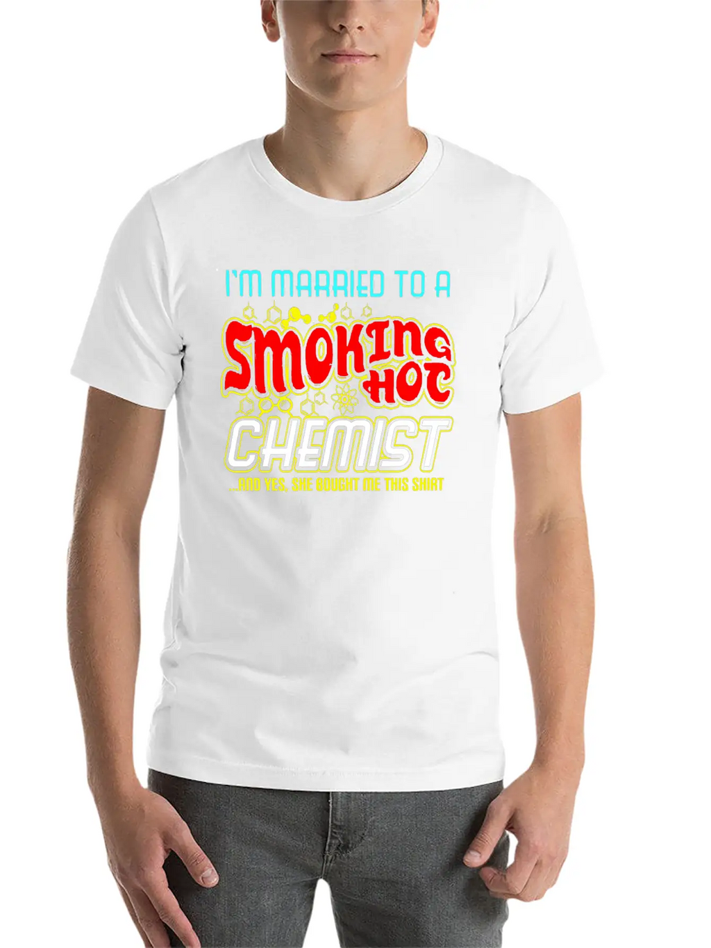 Smoking Hot Chemist Unisex Casual T-Shirt – Clean Design For Daily Comfort