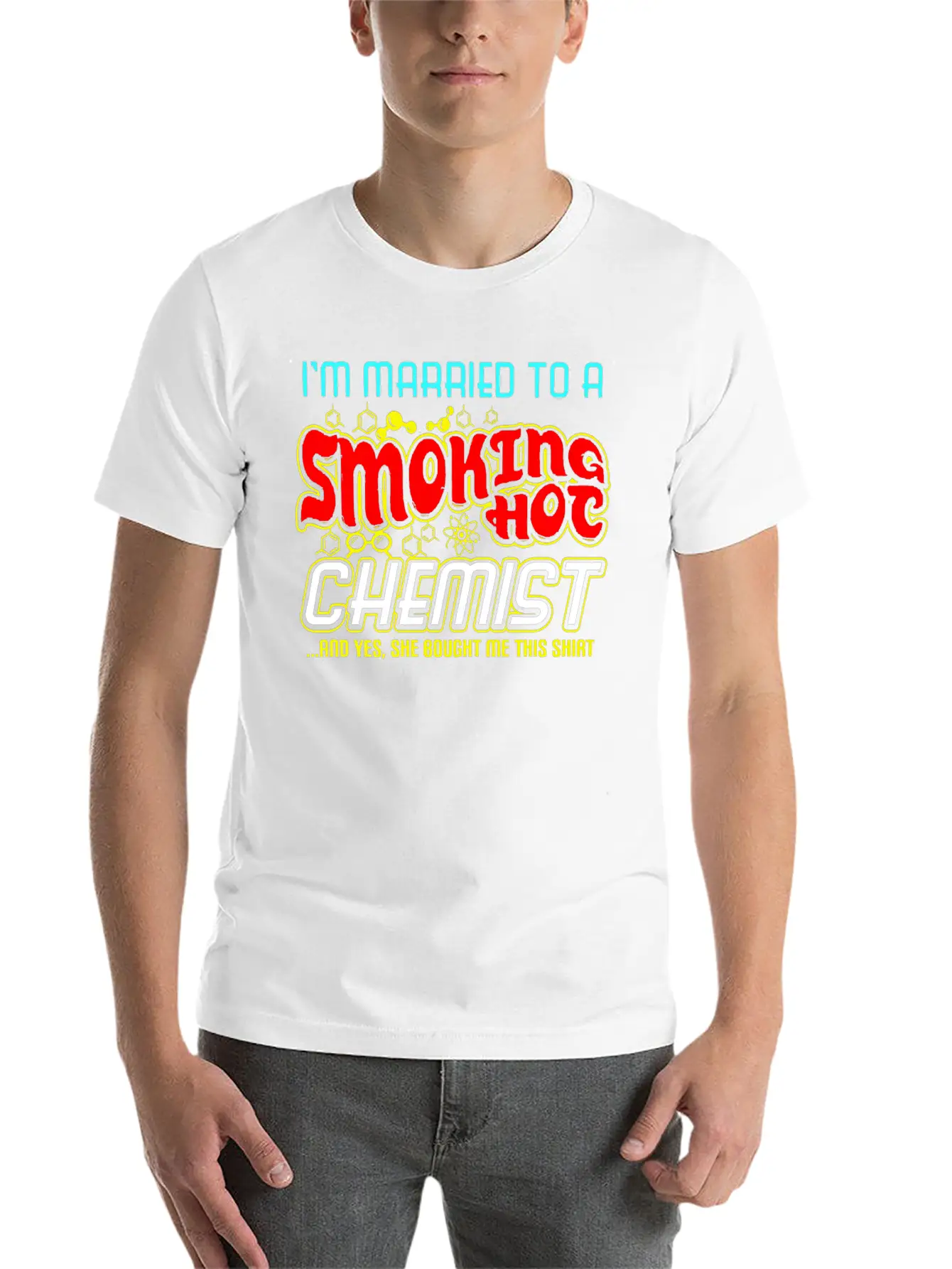 Smoking Hot Chemist Unisex Casual T-Shirt – Clean Design For Daily Comfort