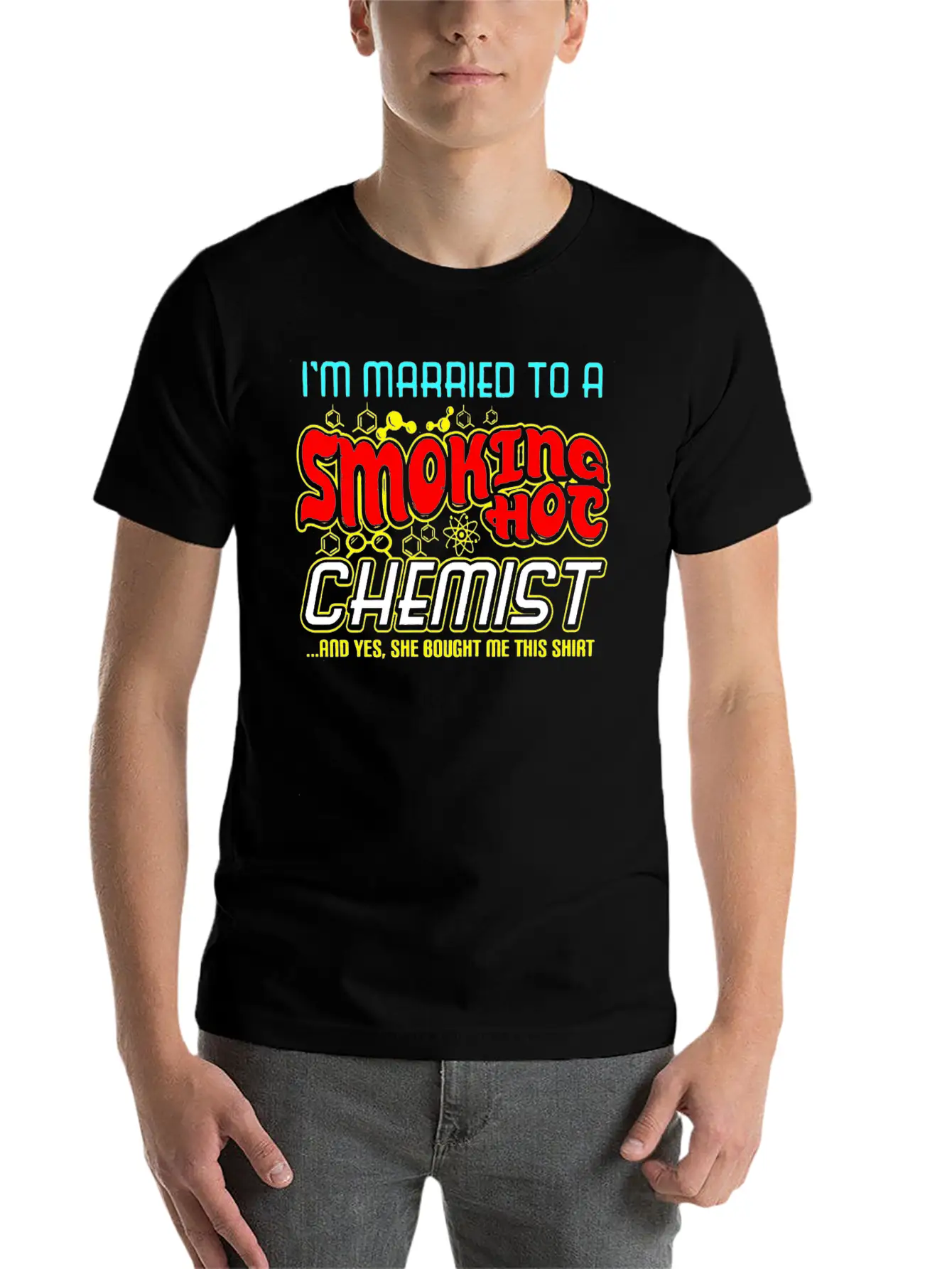Smoking Hot Chemist Unisex Casual T-Shirt – Clean Design For Daily Comfort