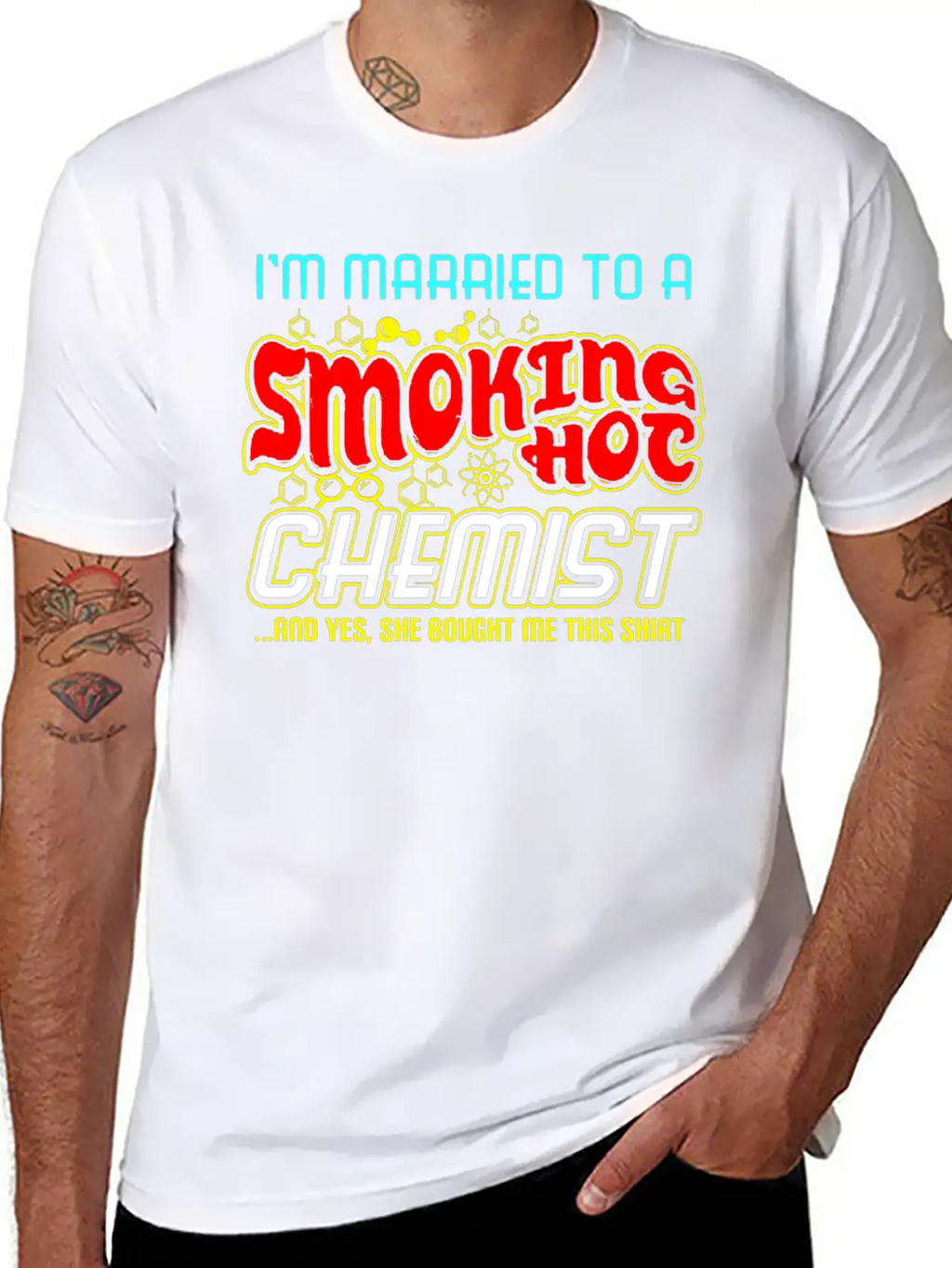 Smoking Hot Chemist Unisex Casual T-Shirt – Clean Design For Daily Comfort