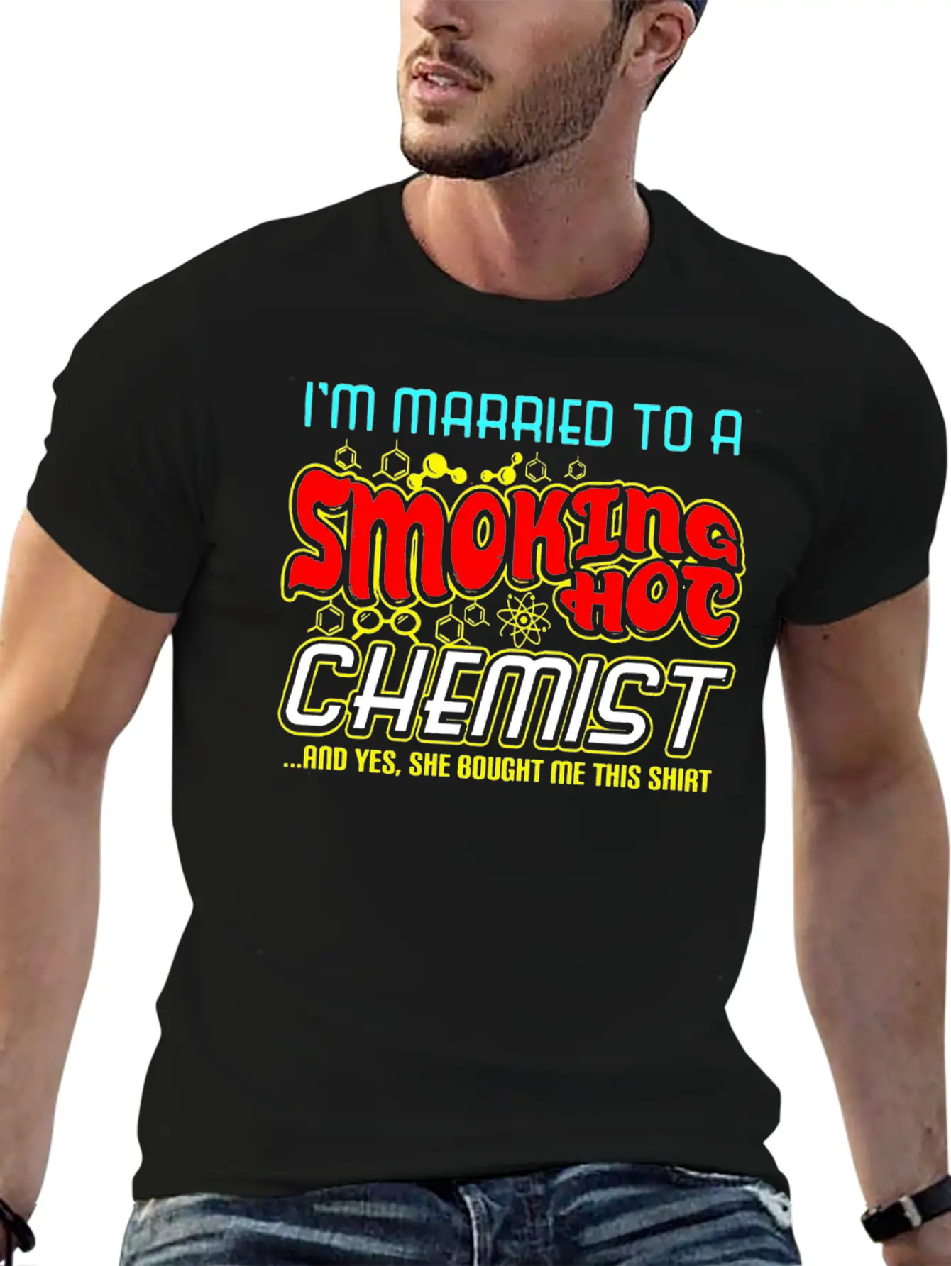 Smoking Hot Chemist Unisex Casual T-Shirt – Clean Design For Daily Comfort