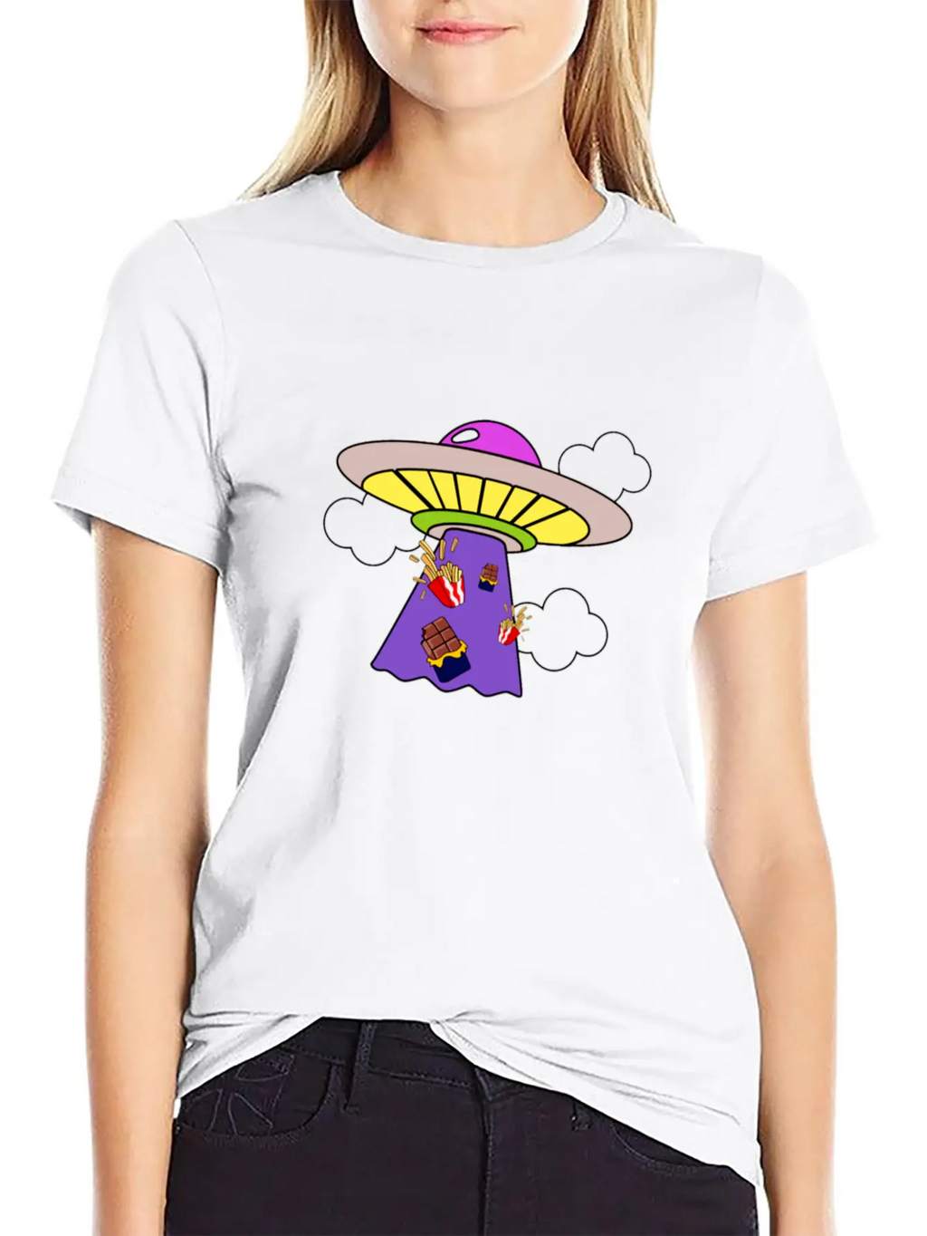 Snack Galaxy Unisex Casual T-Shirt – Clean Design For Daily Comfort